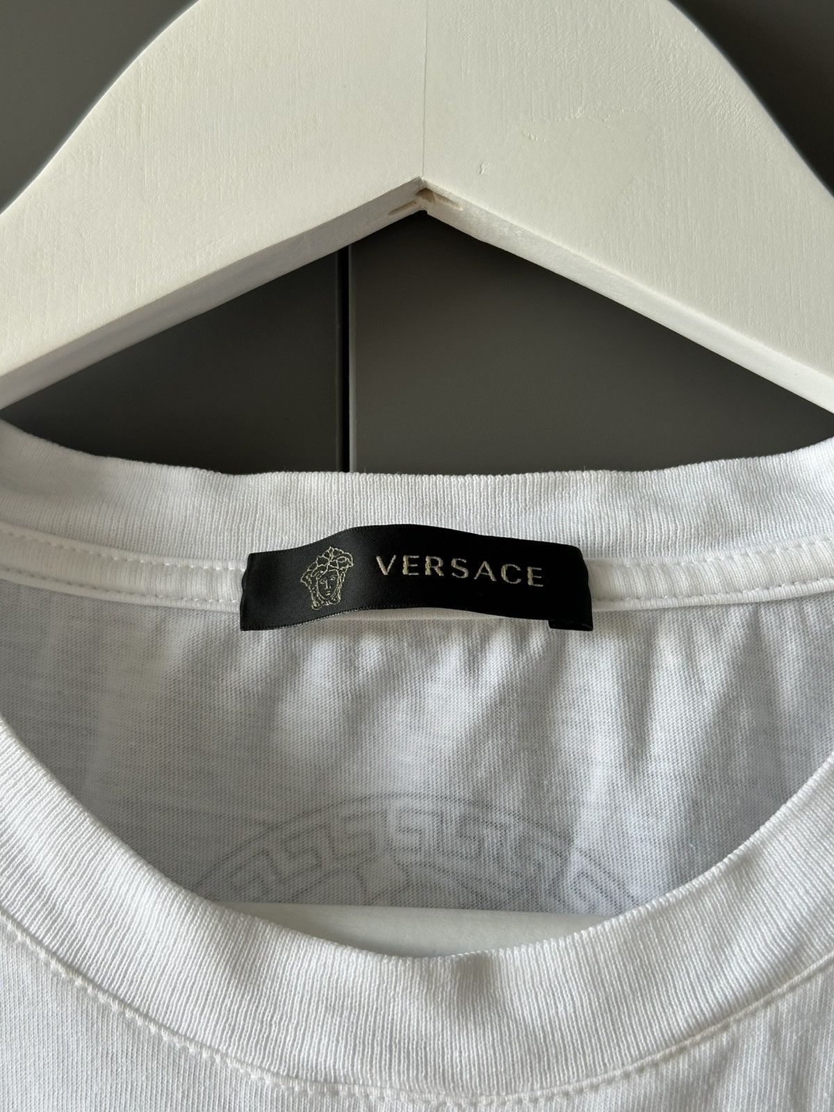 Versace Versace Big Logo Tee Medusa T-Shirt Size US XL / EU 56 / 4 - 5 Thumbnail