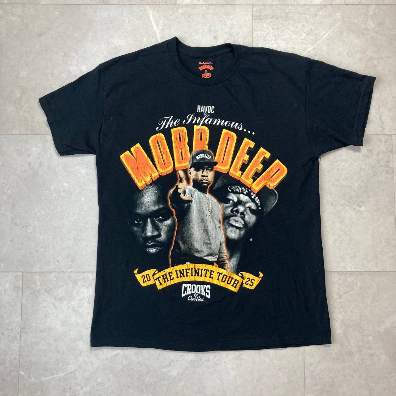 Rap Tees Mobb Deep The Infinite Tour Rap Hip Hop Crooks & Castles Size US L / EU 52-54 / 3 - 1 Thumbnail