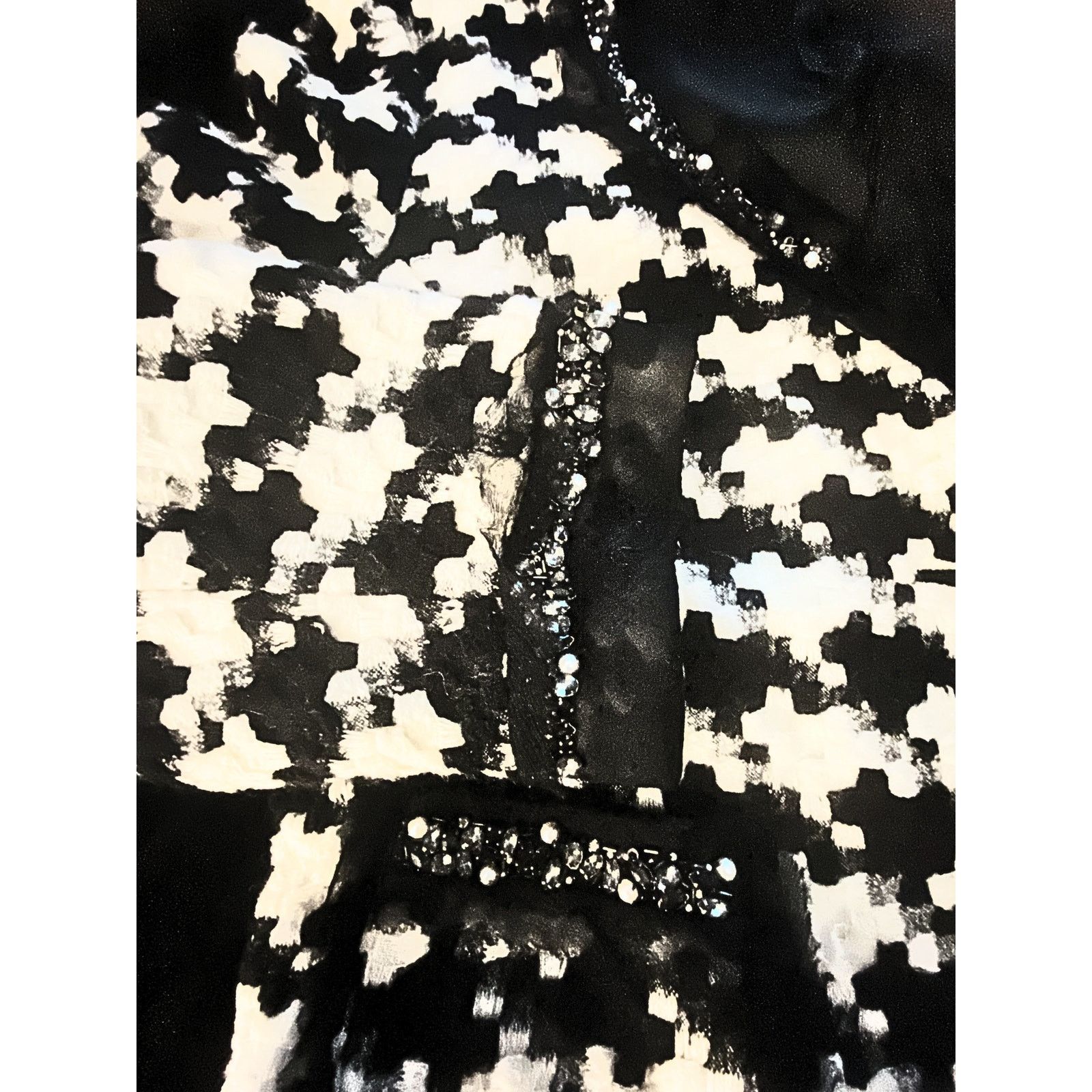 Other ECI New York Houndstooth Jacket Size XXL / US 16-18 / IT 52-54 - 3 Thumbnail