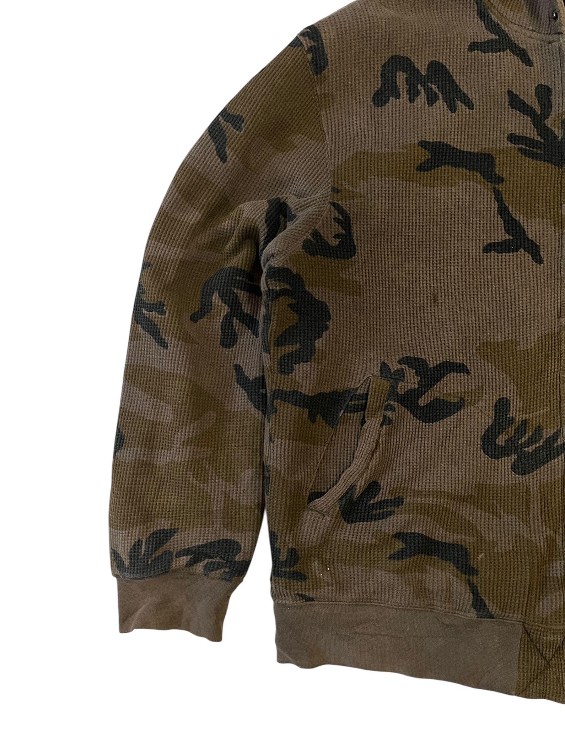 O'Neill O’Neill Camo Military Army Sweater Hoodie Fleece Lined Size US XL / EU 56 / 4 - 4 Thumbnail