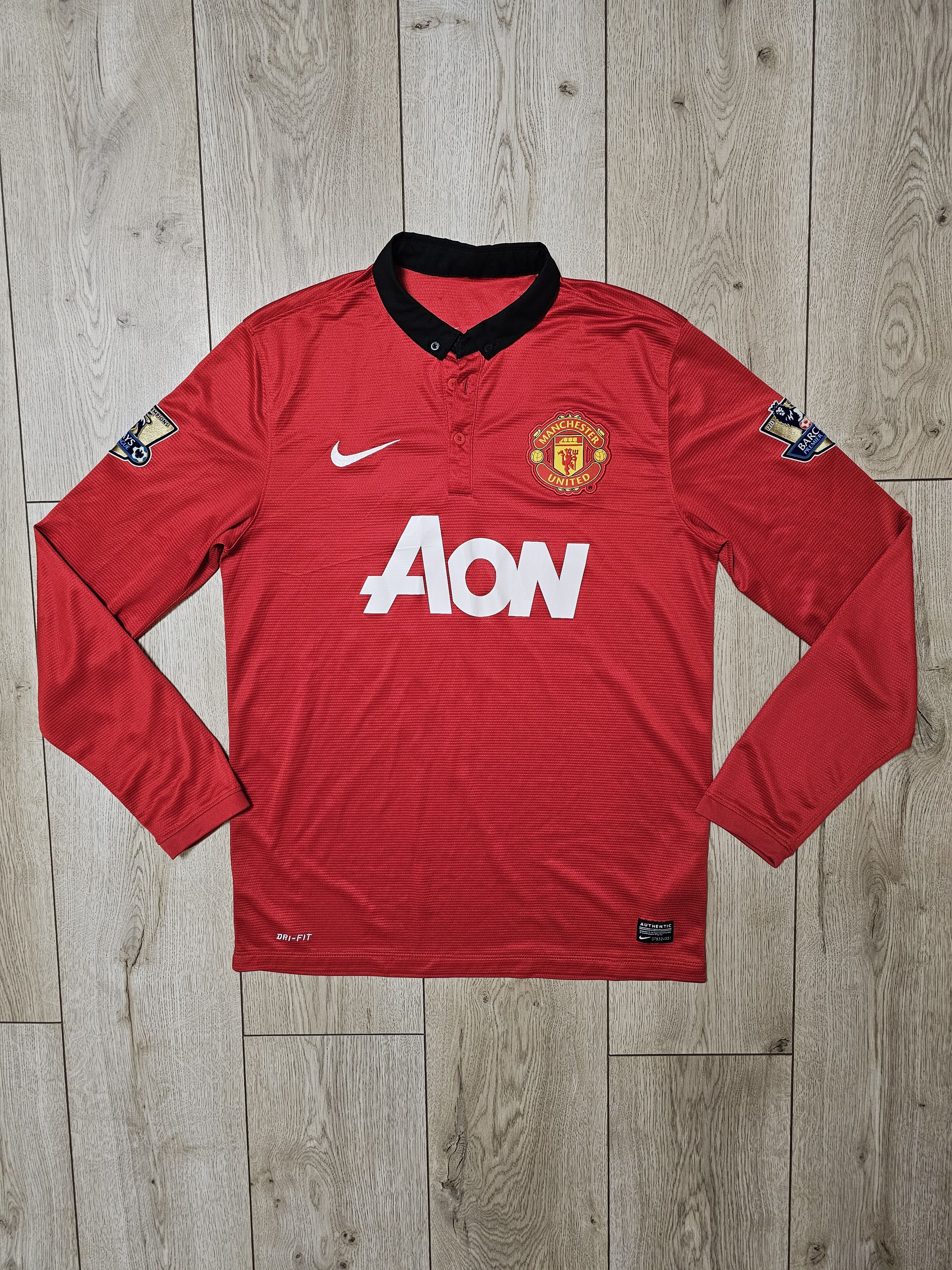 Nike MANCHESTER UNITED 2013 2014 HOME v.PERSIE FOOTBALL SOCCER Size US M / EU 48-50 / 2 - 2 Thumbnail