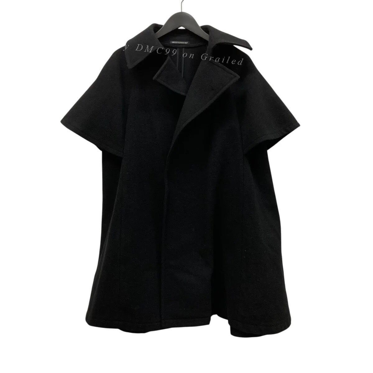Yohji Yamamoto 11AW Wool Shawl Coat