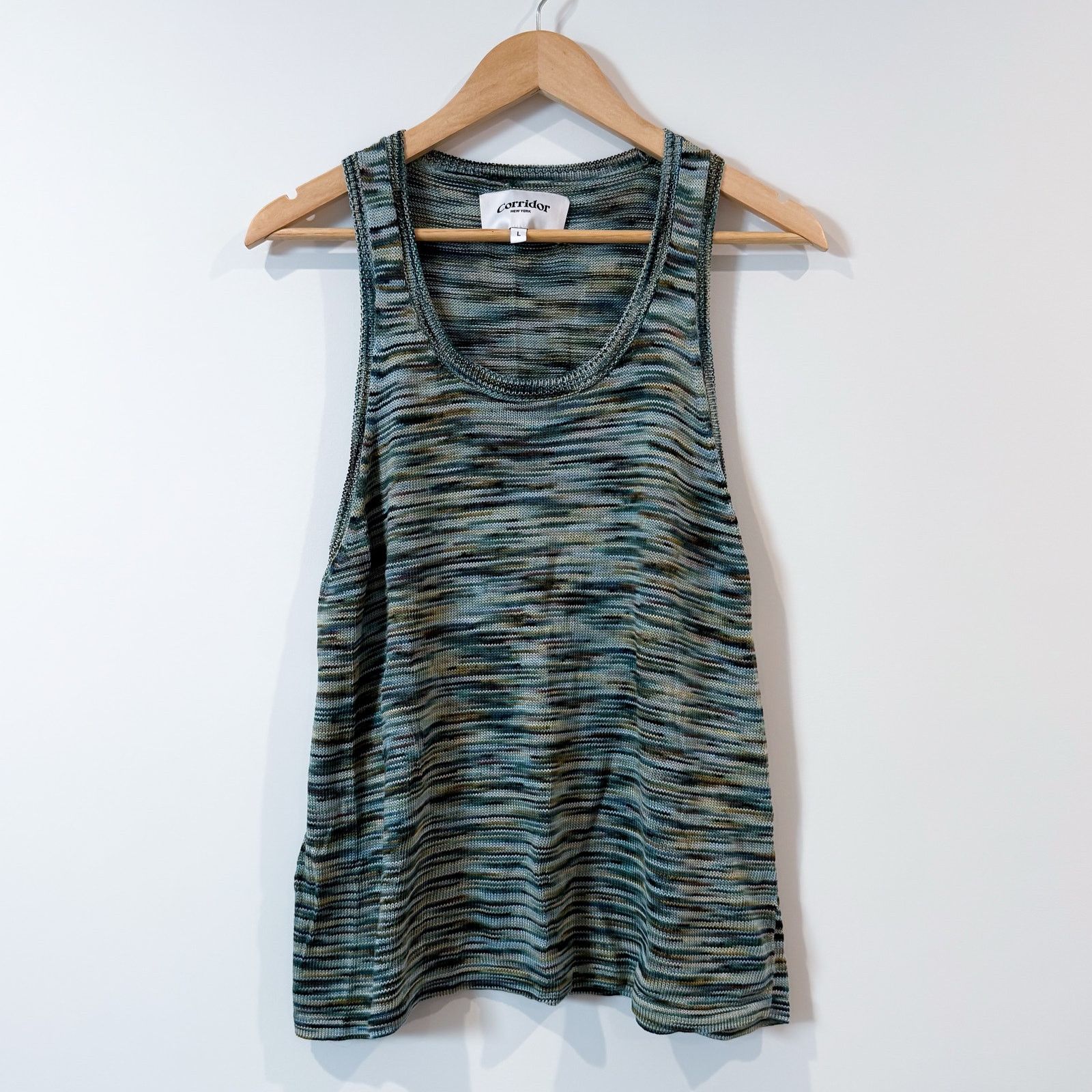 Corridor CORRIDOR Pima Spacedye Tank Green – Size L – EUC Size US L / EU 52-54 / 3 - 1 Thumbnail
