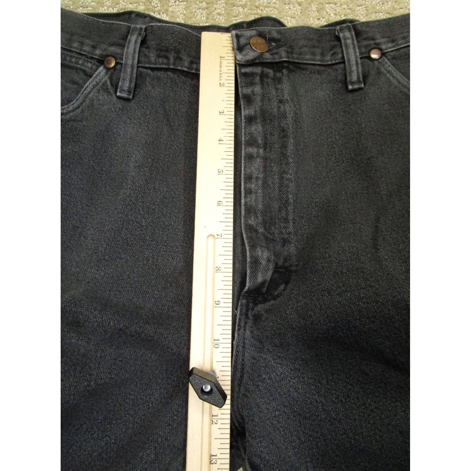 Wrangler Wrangler Jeans Men 38x30 Black Cowboy Cut Original Fit Western Pants Faded Size US 38 / EU 54 - 7 Thumbnail