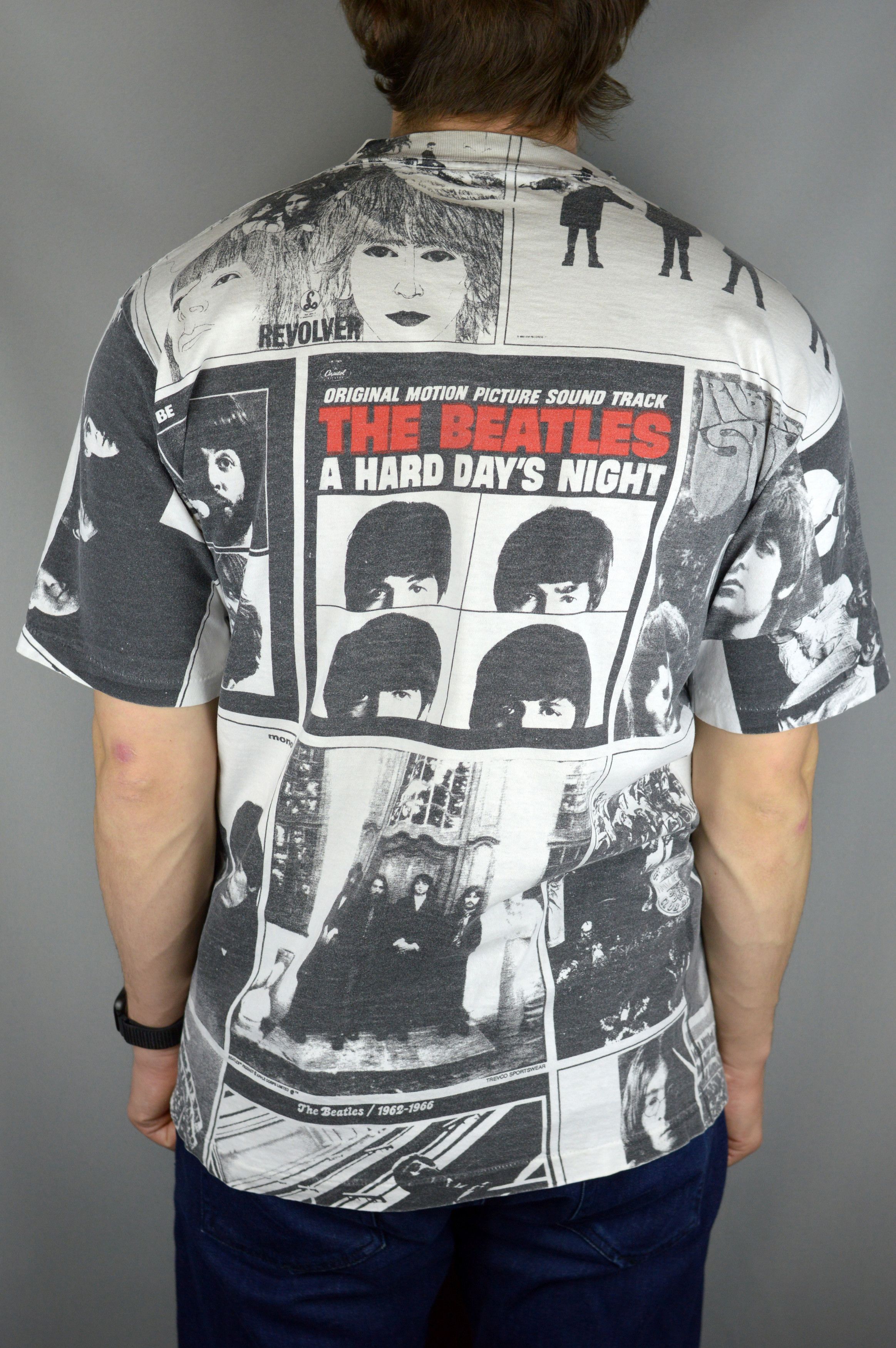 Vintage Vintage The Beatles A Hard Days Night 90s t shirt Size US L / EU 52-54 / 3 - 2 Thumbnail
