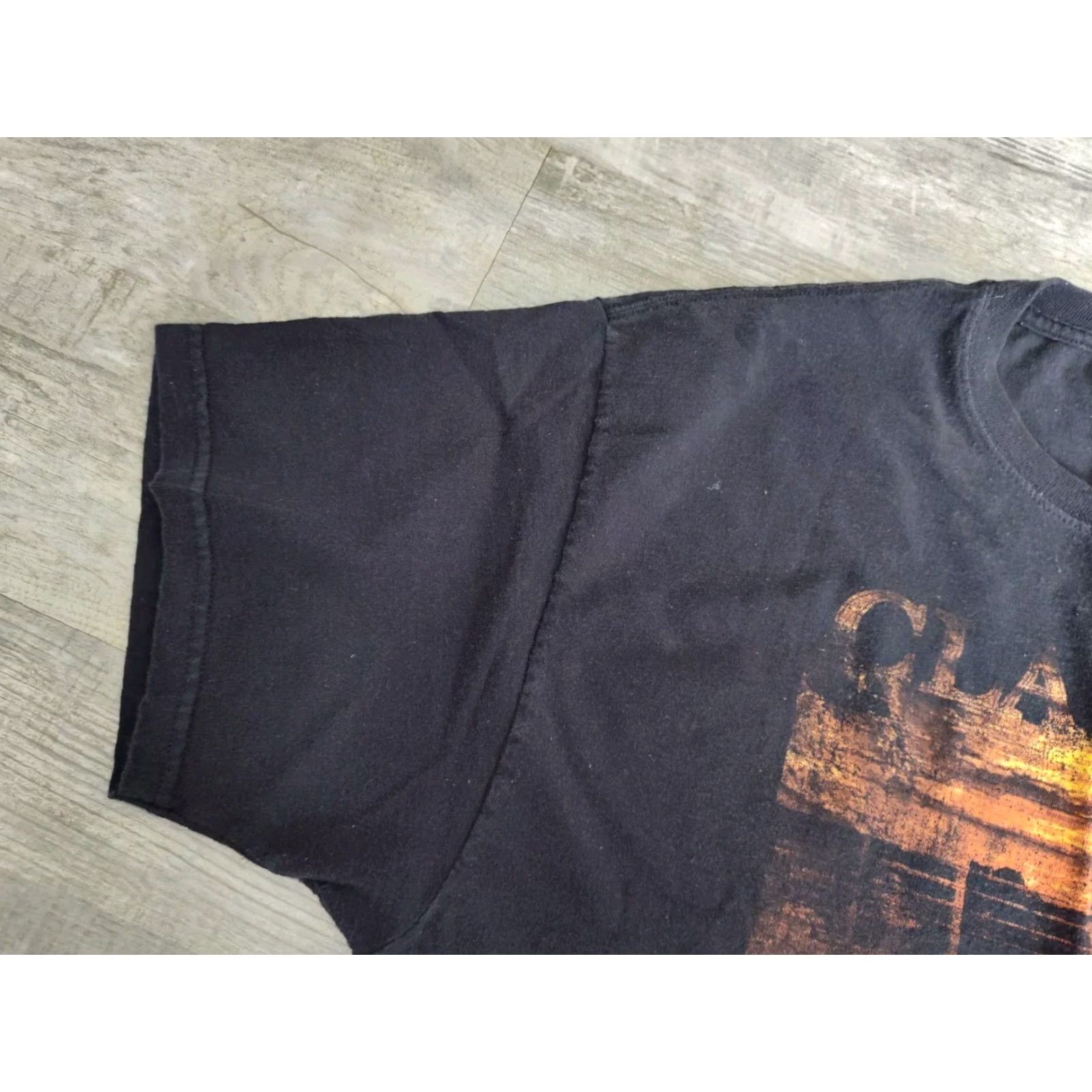 Hanes VINTAGE Eric Clapton Slowhand Concert Tour XL T-Shirt Faded Black Rock 90s Mens Size US XL / EU 56 / 4 - 4 Thumbnail