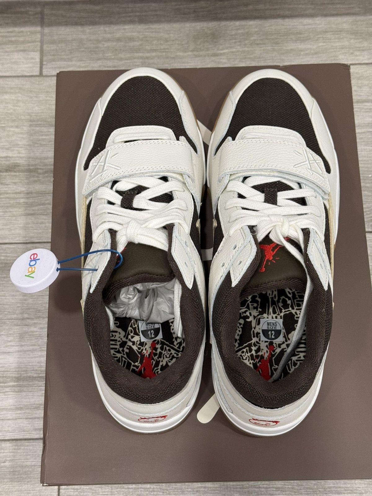 Jordan Brand × Travis Scott Travis Scott Jordan Jumpman Jack Sail Muslin Dark Mocha 12 Size US 12 / EU 45 - 6 Thumbnail