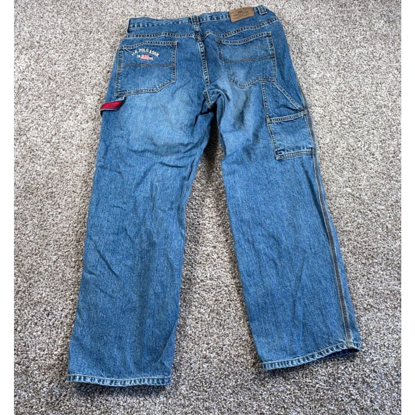 Vintage VINTAGE US Polo Assn. Baggy Fit Carpenter Jeans Shirt? Size US S / EU 44-46 / 1 - 2 Thumbnail