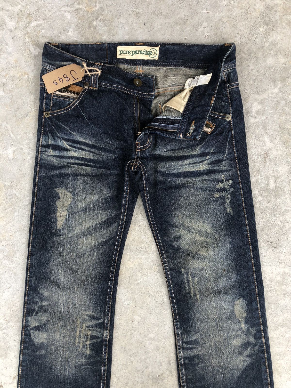If Six Was Nine Japanese Pure paradise Flared Jeans Distressed Jeans Size US 32 / EU 48 - 4 Thumbnail