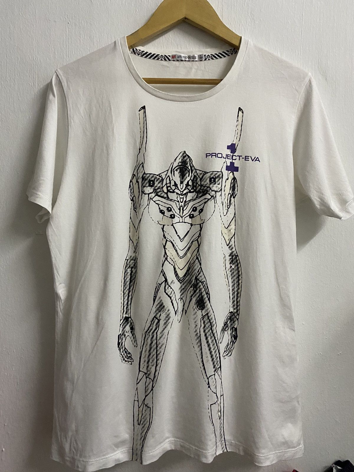 Anime Vintage Neon Genesis Evangelion Movie Size US L / EU 52-54 / 3 - 1 Thumbnail