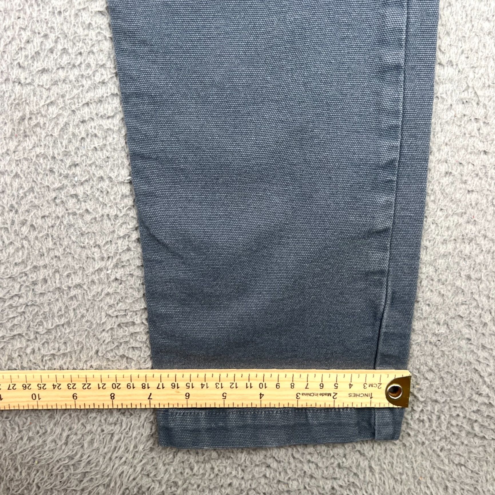 Vintage American Giant Jeans Mens Regular 31x30 Jeans Canvas Blue Logo 5-Pocket Straight Size US 30 / EU 46 - 2 Thumbnail