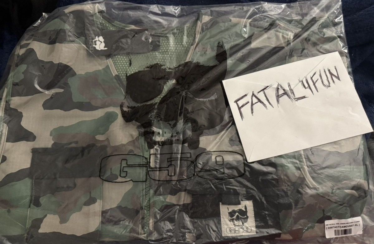 G59 Records Camo Tactical Vest Size US XL / EU 56 / 4 - 1 Thumbnail