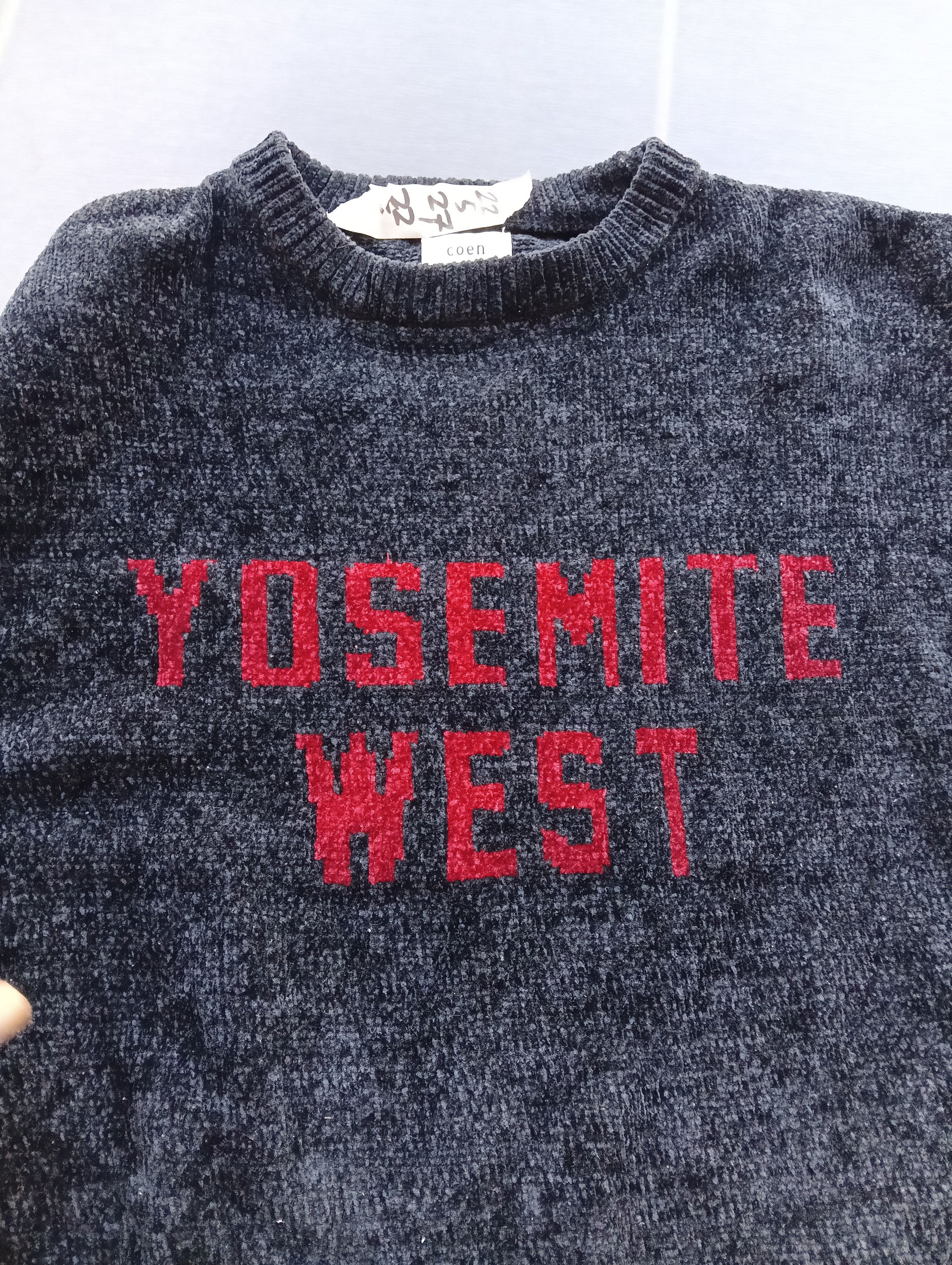 Japanese Brand COEN YOSEMITE WEST SWEATER BIG LOGO Size US L / EU 52-54 / 3 - 3 Thumbnail