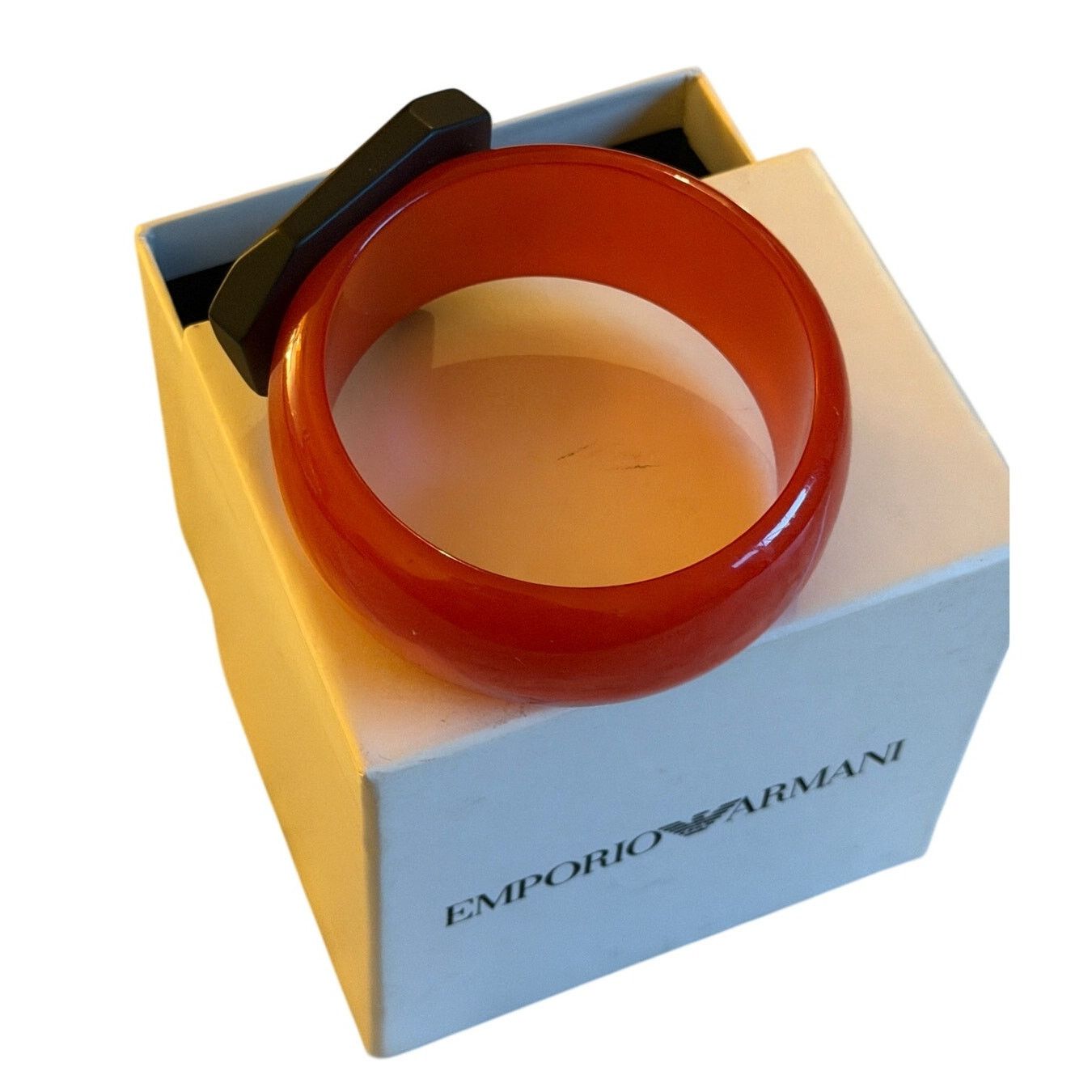 Emporio Armani Emperio Armani NWB Red Resin Bangle Size ONE SIZE - 2 Thumbnail
