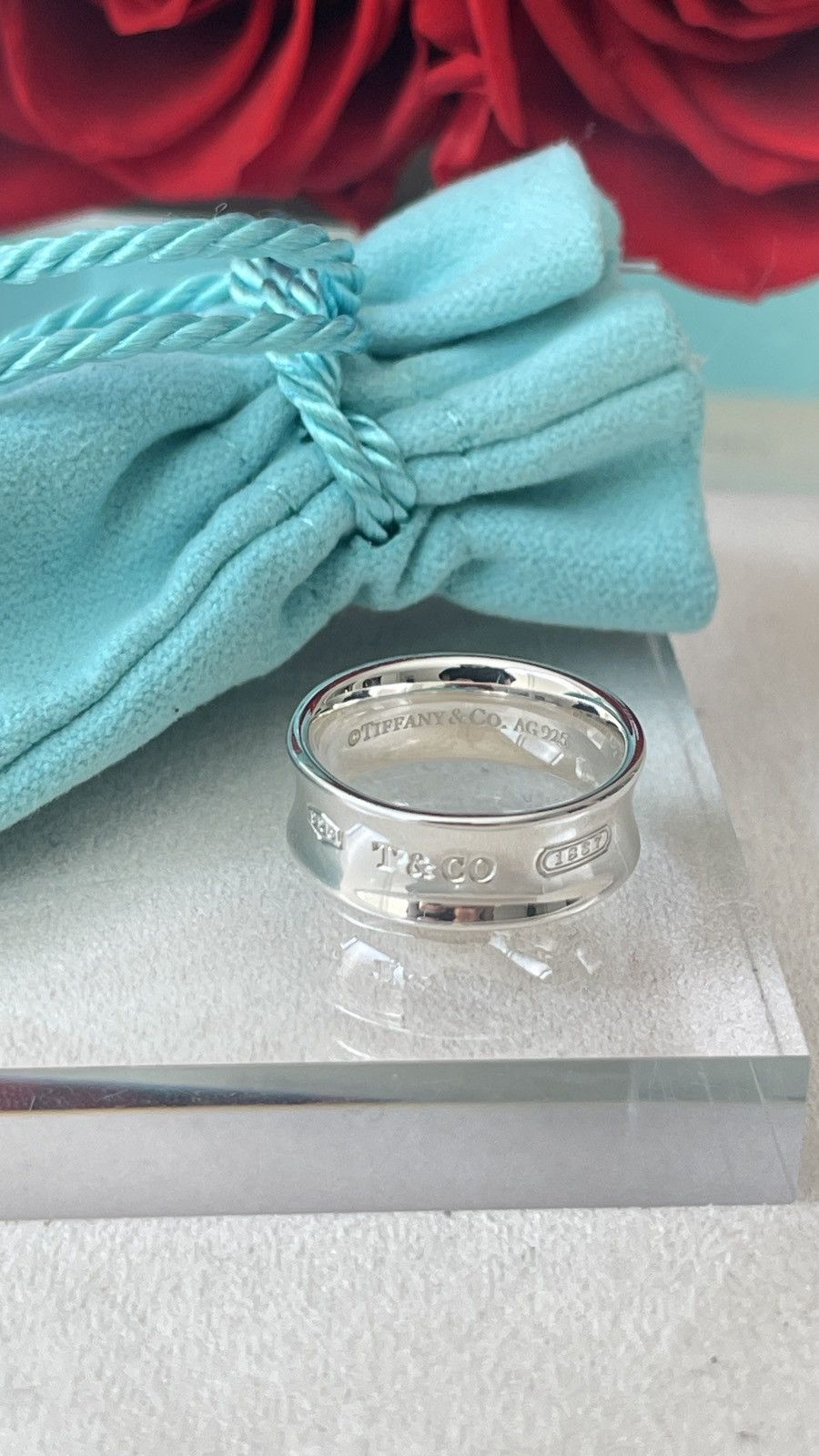 Tiffany & Co. 1837 Ring in Sterling Silver size 5.5 NEW $450