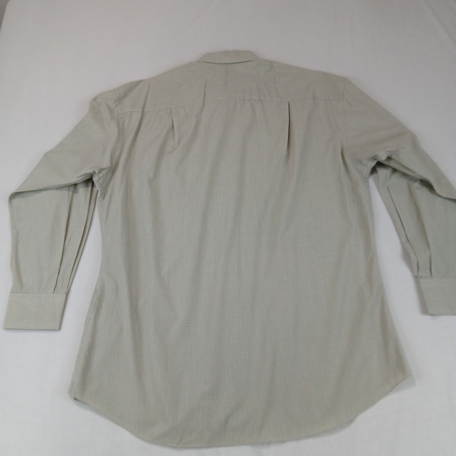 Ermenegildo Zegna Ermenegildo Zegna Dress Shirt 41/16 Green Check Long Sleeve Size US M / EU 48-50 / 2 - 4 Thumbnail
