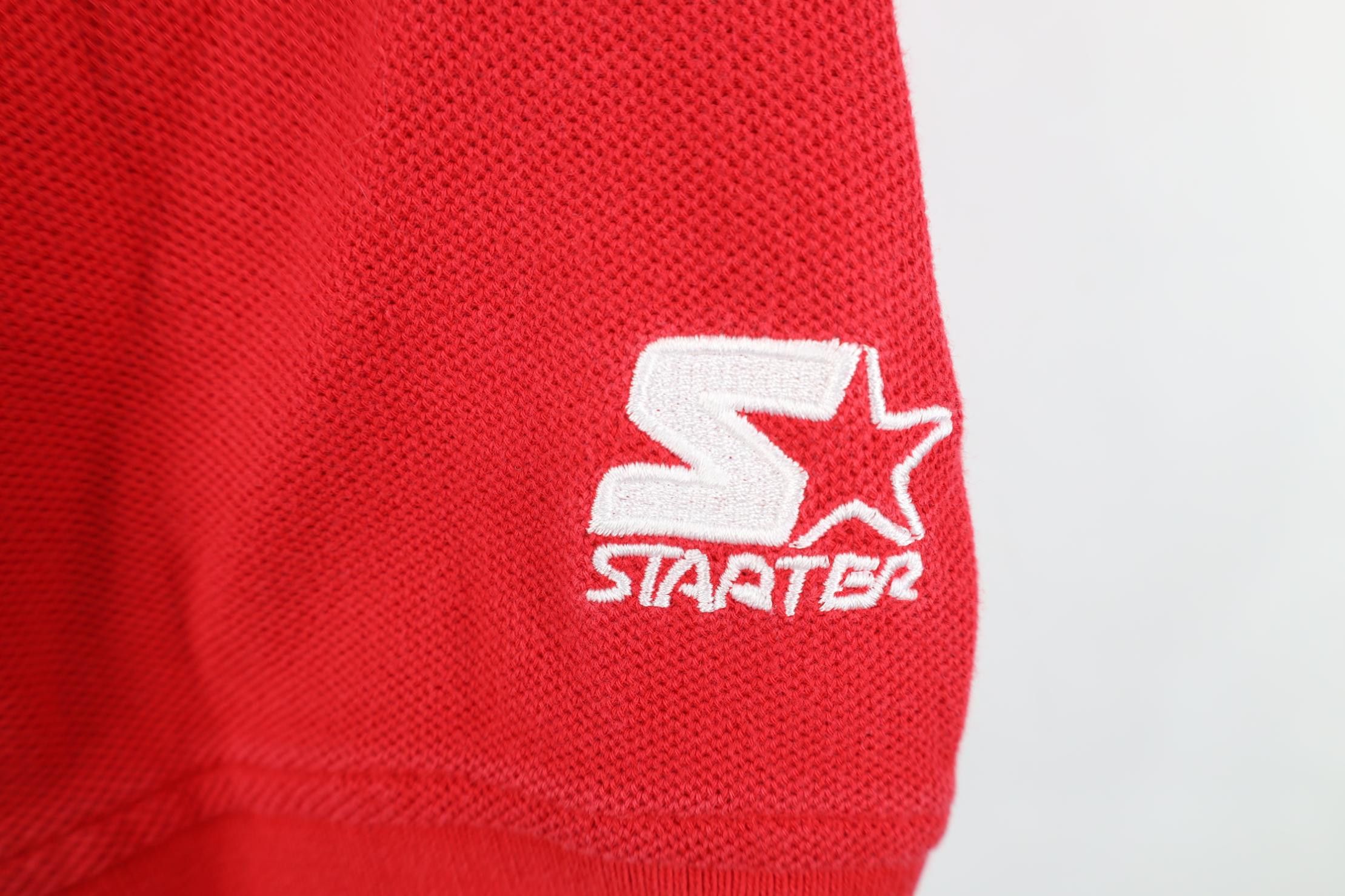 Starter Vintage 90s Starter Detroit Red Wings Hockey Golf Polo Shirt Size US L / EU 52-54 / 3 - 4 Thumbnail