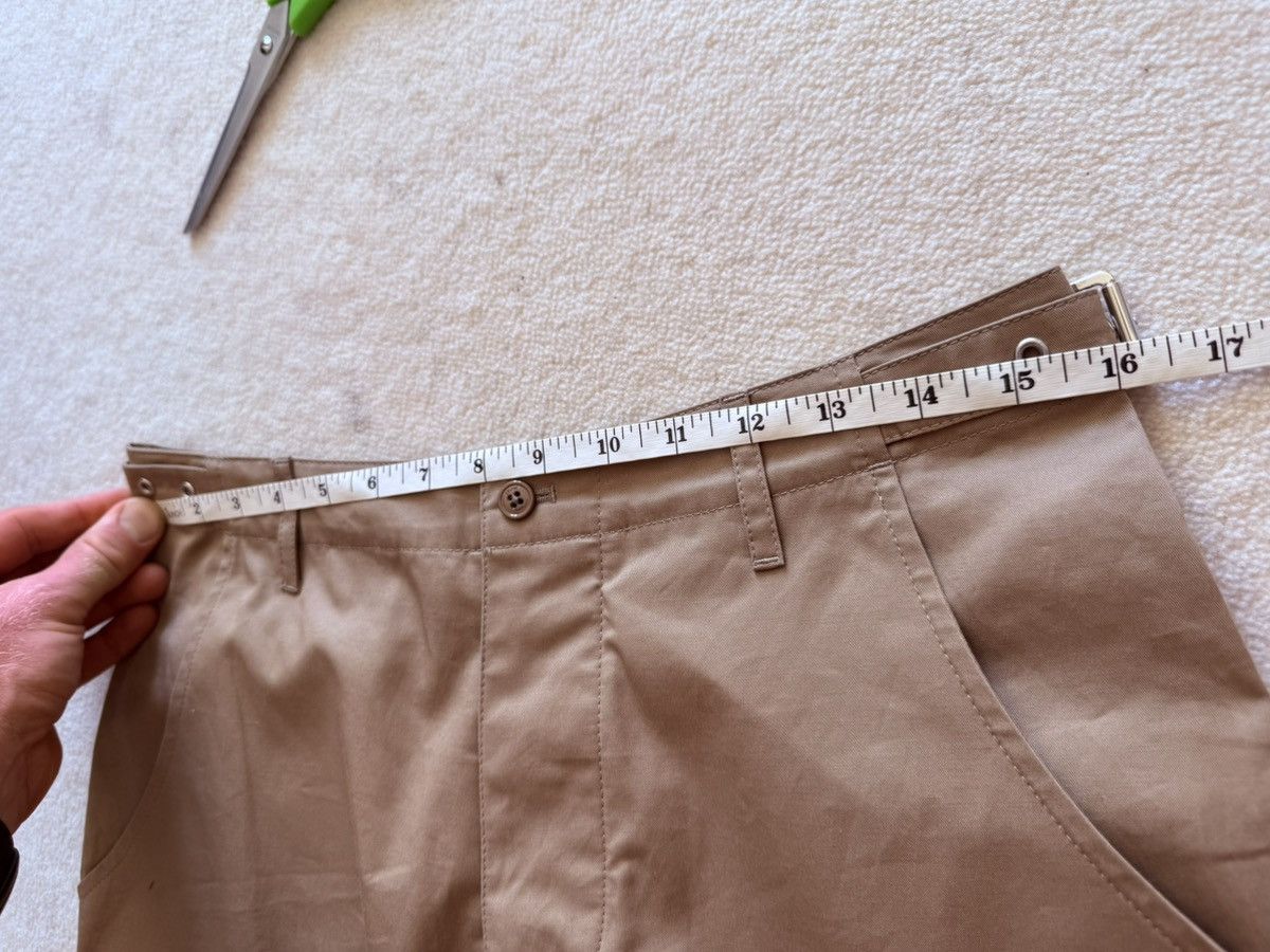 Celine × Hedi Slimane Celine khaki cargo shorts with Celine logo strap 48 Hedi Size US 32 / EU 48 - 3 Thumbnail