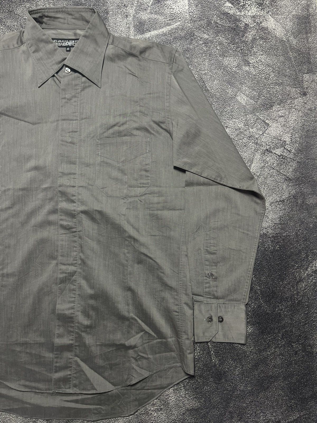 Jean Paul Gaultier Jean paul gaultier object hidden button shirt Size US M / EU 48-50 / 2 - 2 Thumbnail
