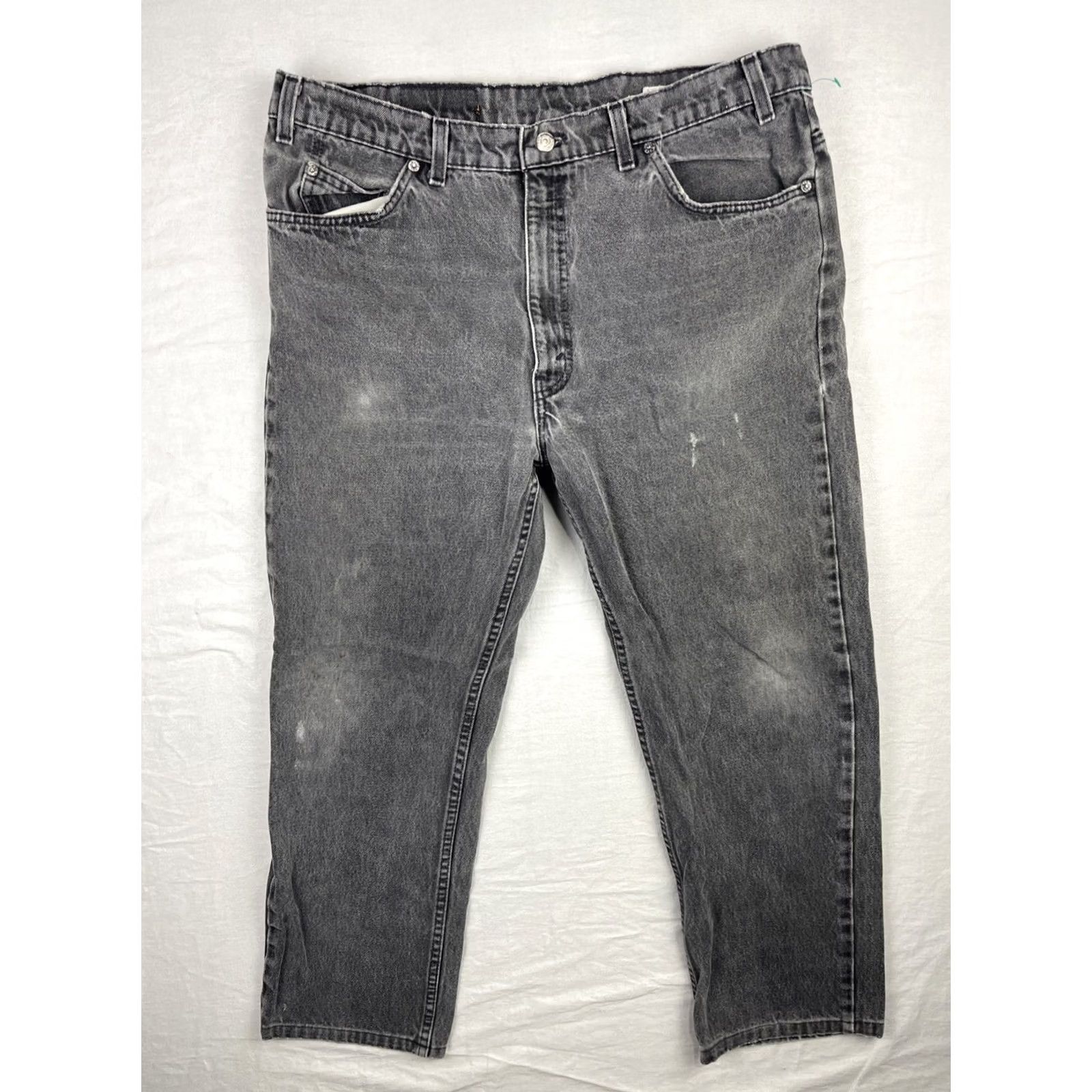 Levi's VINTAGE Levi's 505 Jeans Mens 40x30 Fits 36x27 Black Orange Tab Straight USA Jeans Mens 40x30 Size US 40 / EU 56 - 2 Thumbnail