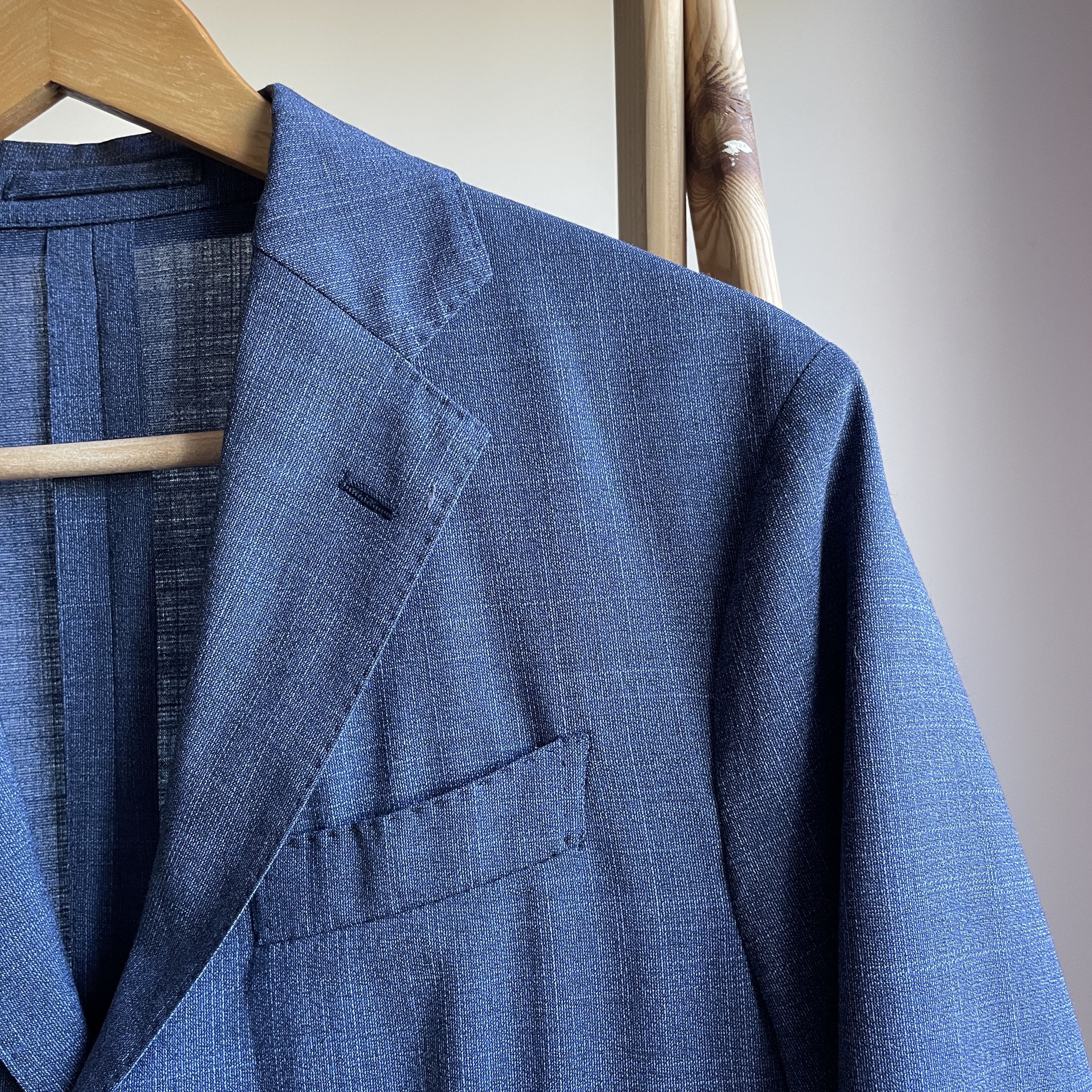 Lardini Lardini Easy Wear Check Wool Blend Unlined Blazer Size 38R - 5 Thumbnail