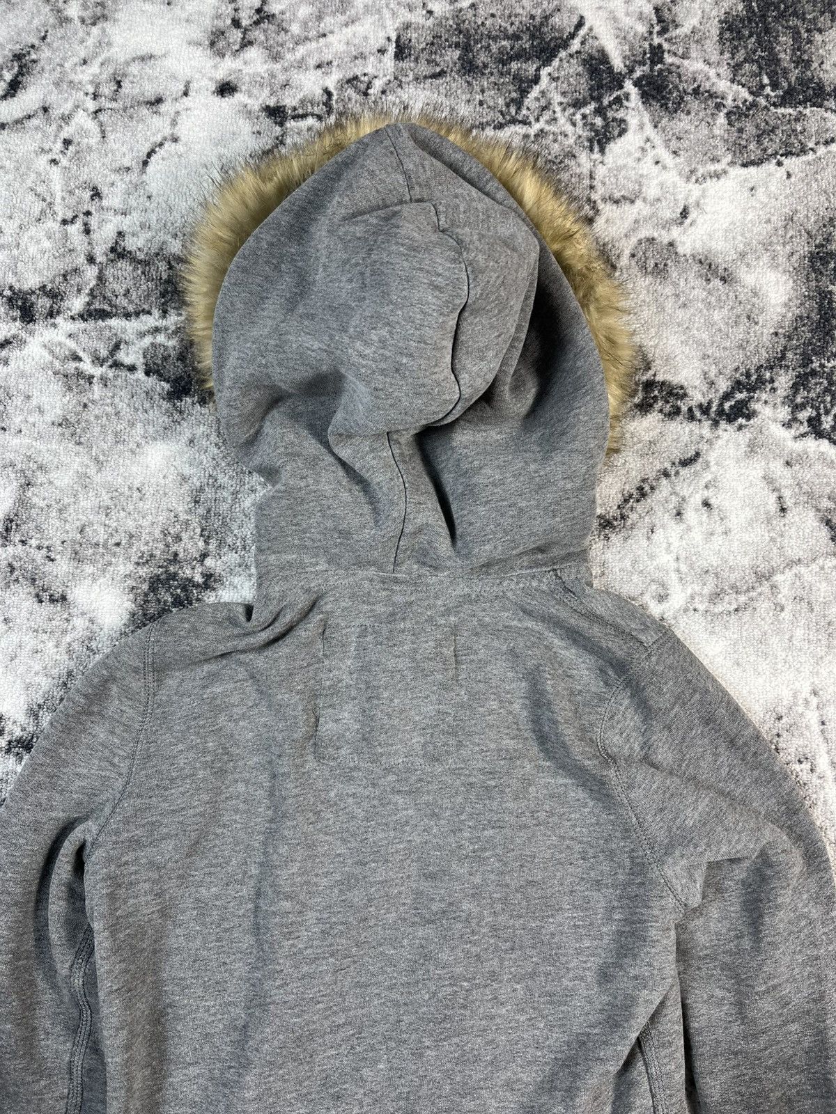 Hollister Hollister Y2K Fur Hoodie Grey Womens XS Fits S Size XS / US 0-2 / IT 36-38 - 13 Thumbnail