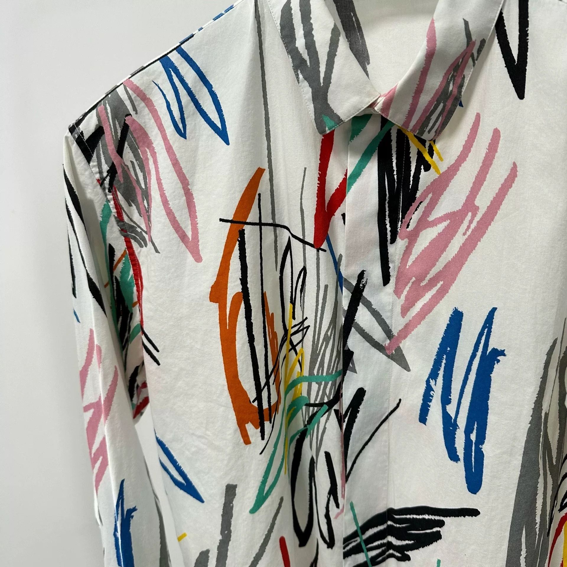 Dior Dior Homme 15ss Graffiti Line Shirt Size US M / EU 48-50 / 2 - 2 Thumbnail
