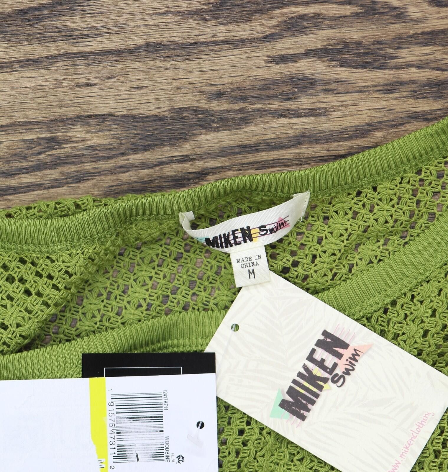 Other Nwt Miken Cover-up Tank Swim I2417k711 Woodbine Green M Size ONE SIZE - 5 Thumbnail