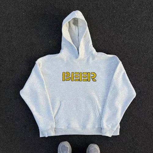 VIBE Hip Hop Yellow Circle Letter Print XXL Hooded Sweatshirt Size US XXL / EU 58 / 5 - 4 Thumbnail