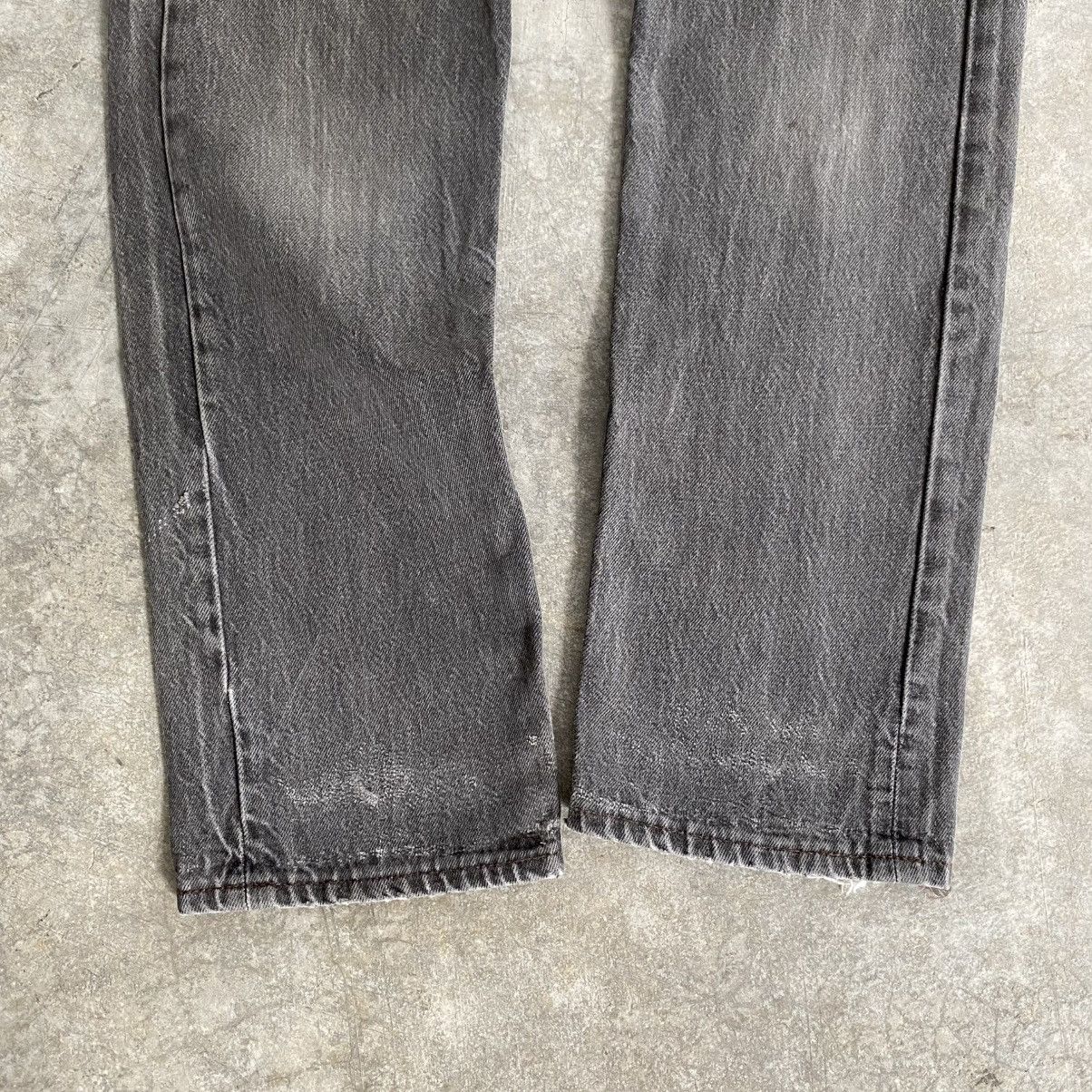 Levi's Size 29x31 Vintage 1990 Levis 501 Faded Black Denim Jeans Size US 29 - 7 Thumbnail