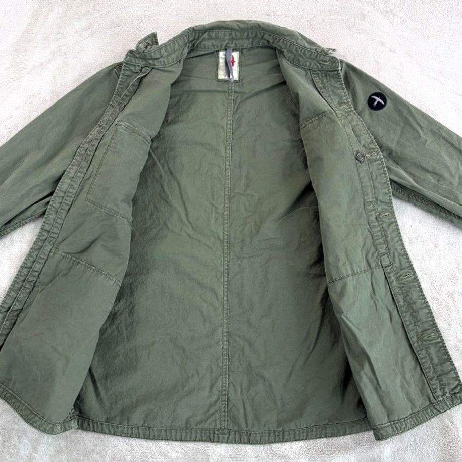 Relwen Relwen Field Jacket Shirt Military Green Organic Cotton Men Medium Size US M / EU 48-50 / 2 - 3 Thumbnail