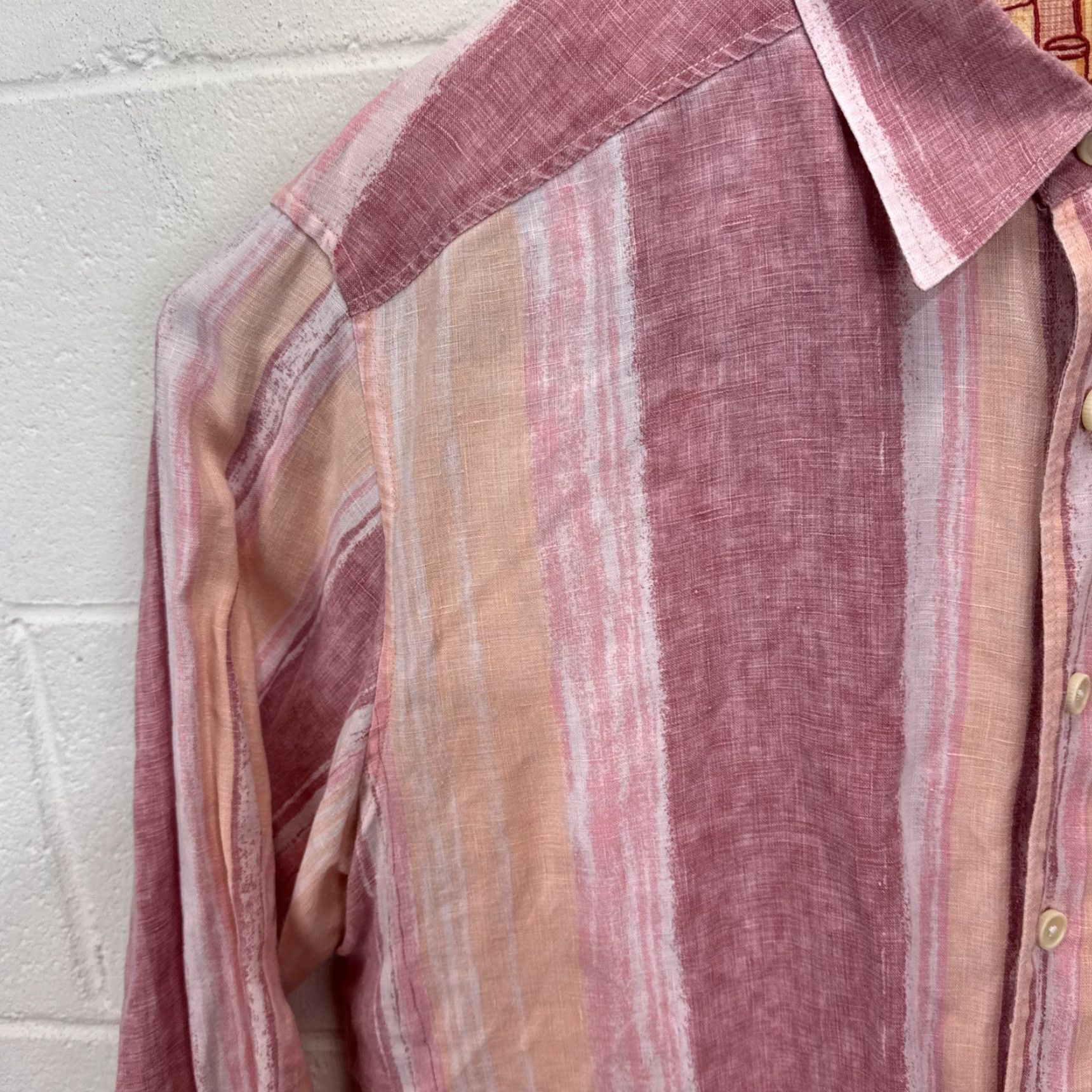 Tommy Bahama Tommy Bahama Shirt Mens Large Relax 100% Linen Button Up Long Sleeve Beach Size US L / EU 52-54 / 3 - 5 Thumbnail