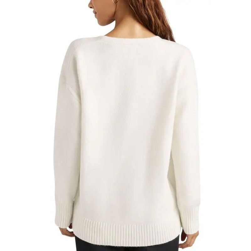 Splendid Splendid Women Snow White Soft Knit Relaxed Cardigan Size XL Size XL / US 12-14 / IT 48-50 - 3 Thumbnail