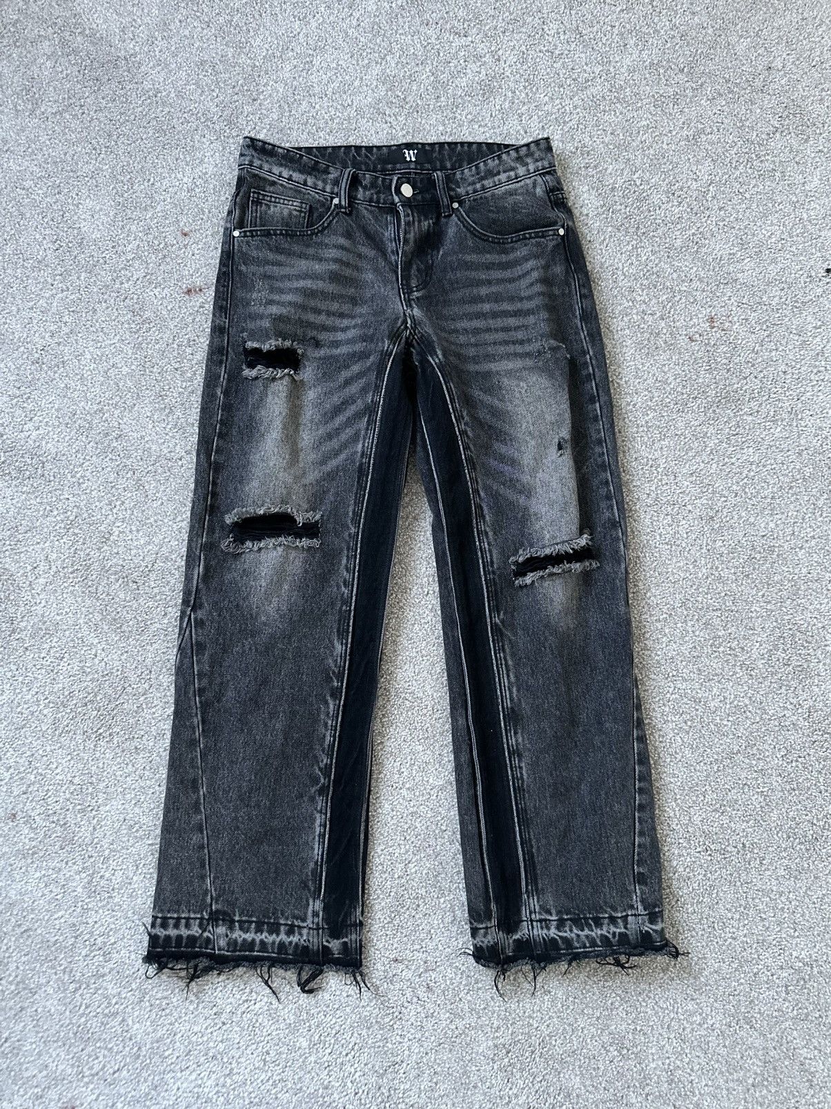 Other WEUP / Wasted Potential Flared Denim Size US 30 / EU 46 - 2 Thumbnail