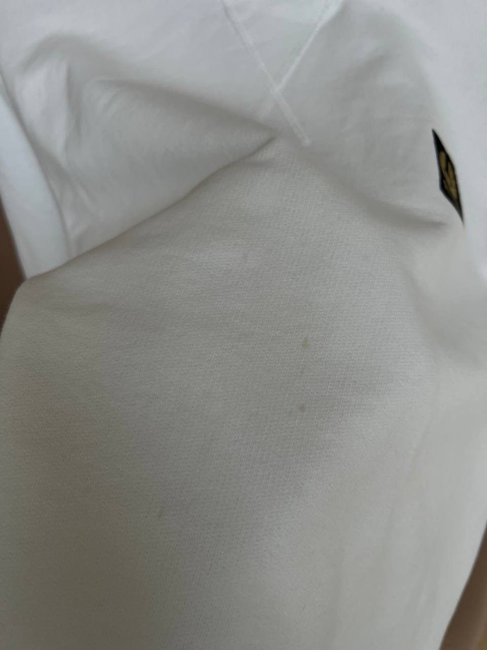 Belstaff Belstaff Men's Patch Crew Sweater Size XL/L White Sweatshirt Size US XL / EU 56 / 4 - 13 Thumbnail