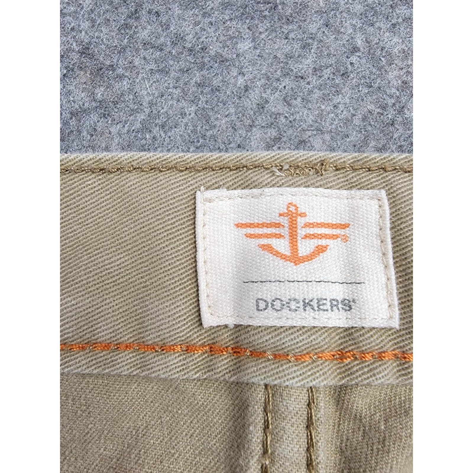 Dockers Dockers Jeans Mens 38x34 Khaki Tan Straight Fit 5-Pocket Jeans Men Inseam 31 Regular Stretch Pockets Size US 38 / EU 54 - 5 Thumbnail