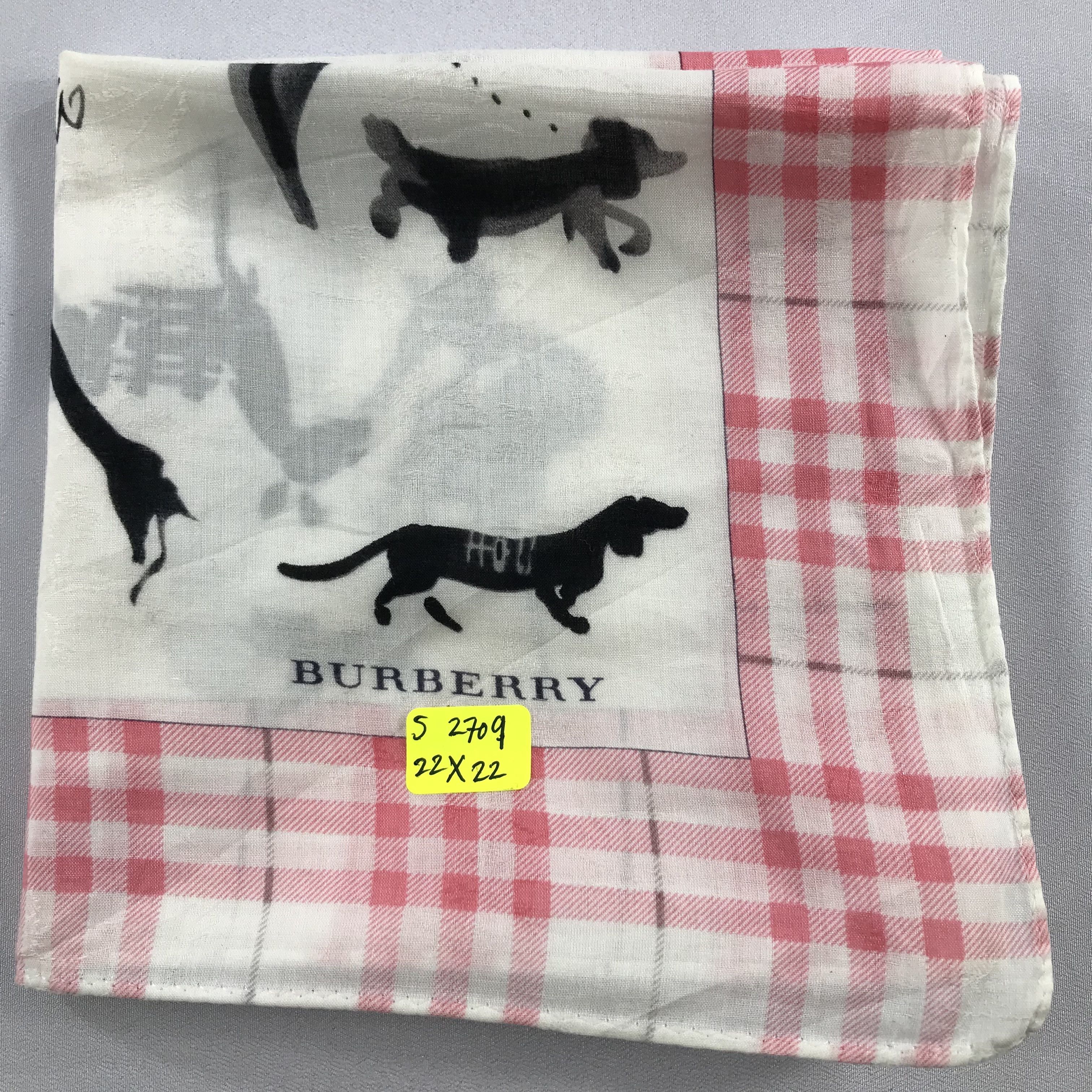 Burberry × Vintage Burberry Silk Scarf - S2709 Size ONE SIZE - 4 Thumbnail