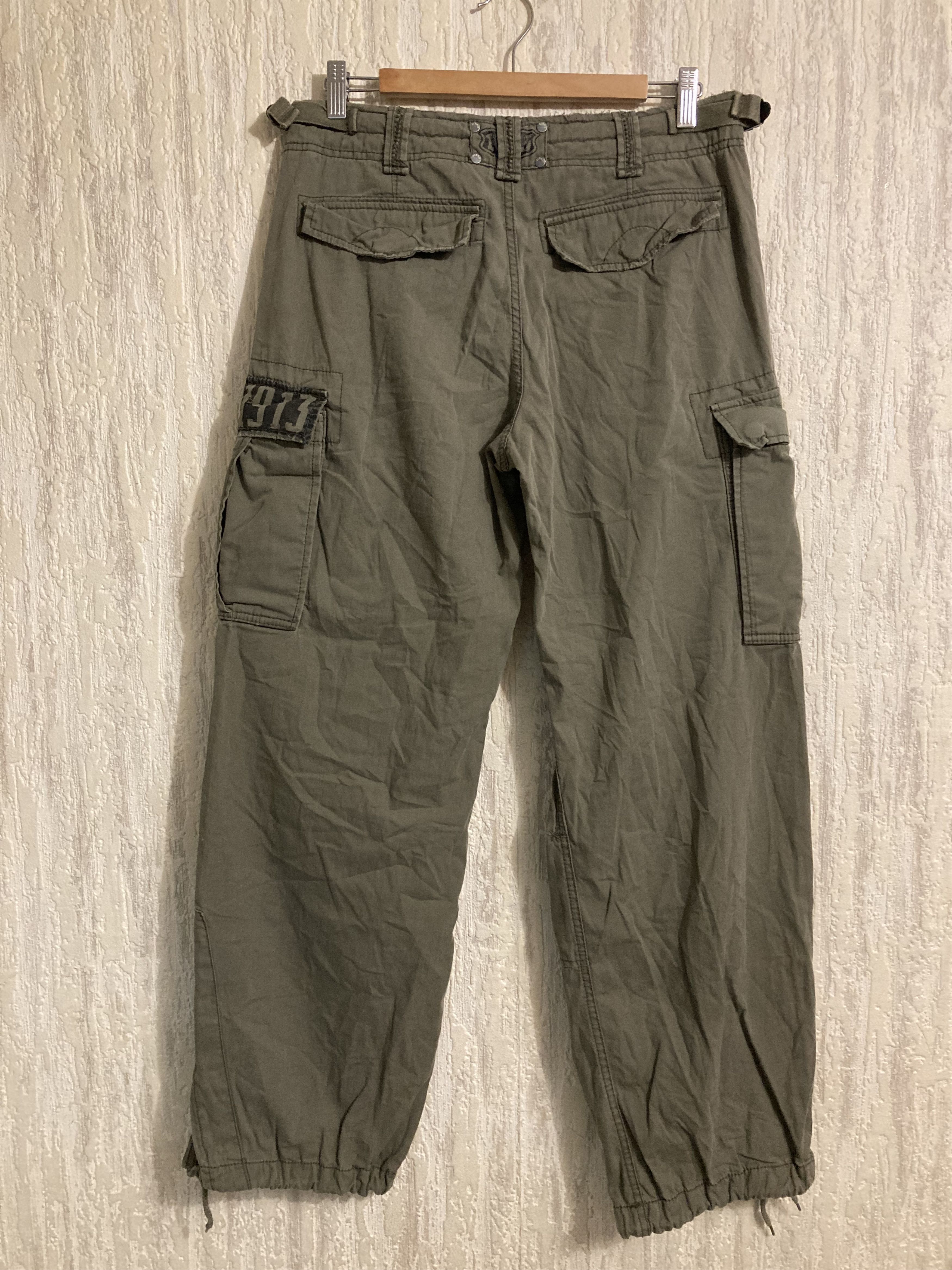 Schott Vintage Schott NYC Cargo Military M-65 Cotton Zip Pants Size US 30 / EU 46 - 3 Thumbnail