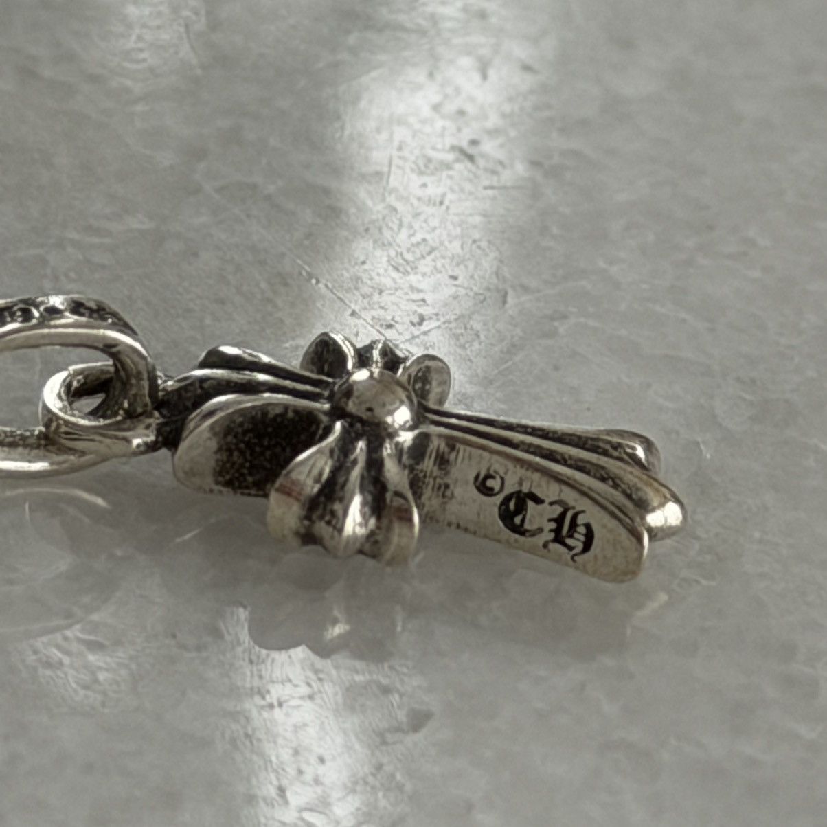 Chrome Hearts CHROME HEARTS SILVER BABY FAT PAVE DIAMOND PENDANT CHARM Size ONE SIZE - 5 Thumbnail