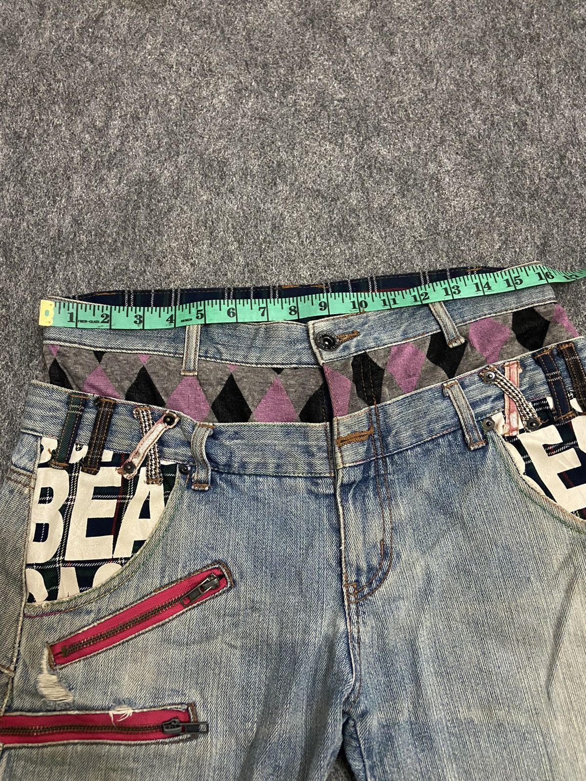 Japanese Brand Double waist Japanese denim shorts Size US 30 / EU 46 - 10 Thumbnail
