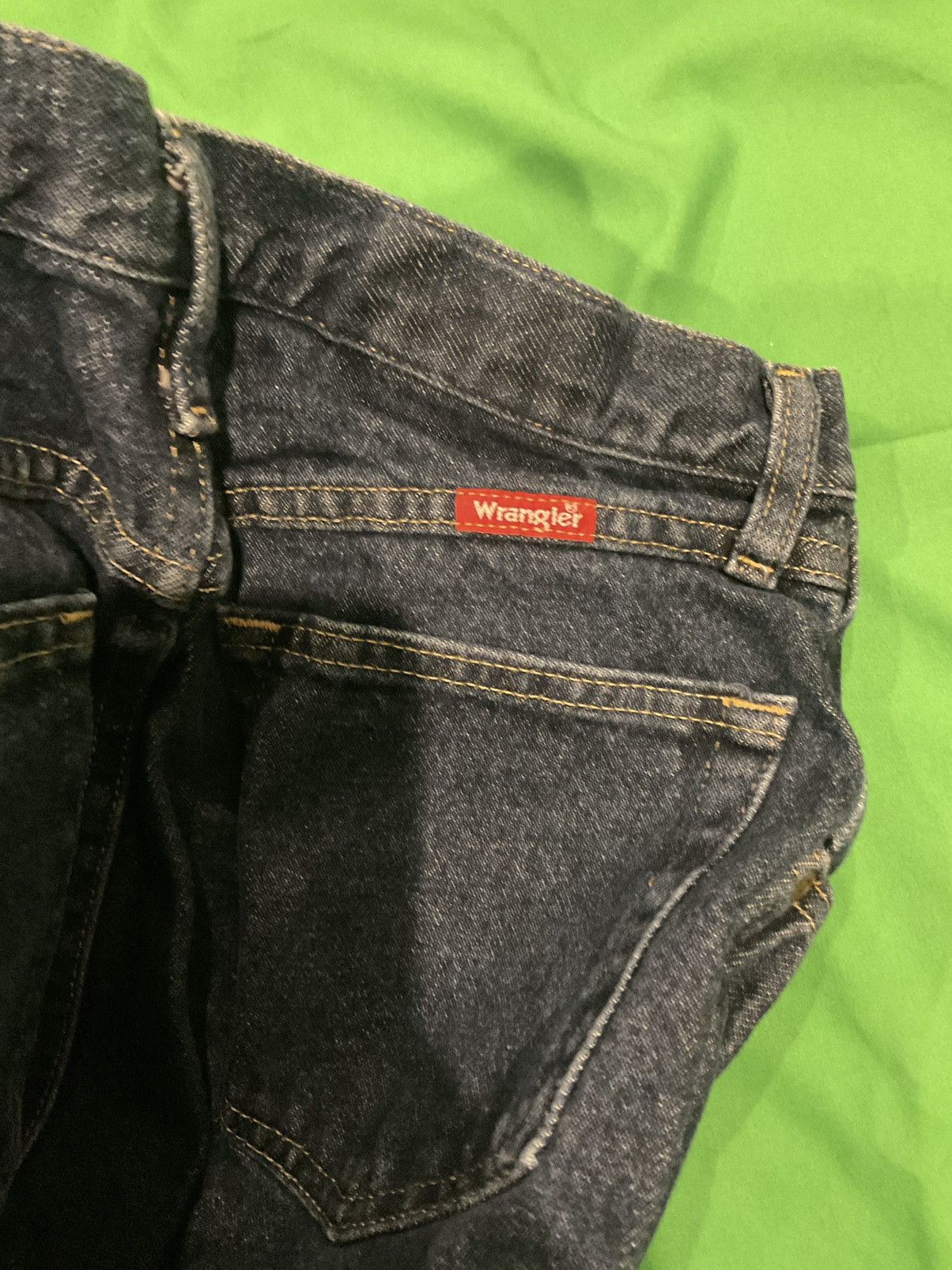 Vintage × Wrangler Vintage Navy Wrangler straight leg jeans Size US 34 / EU 50 - 2 Thumbnail
