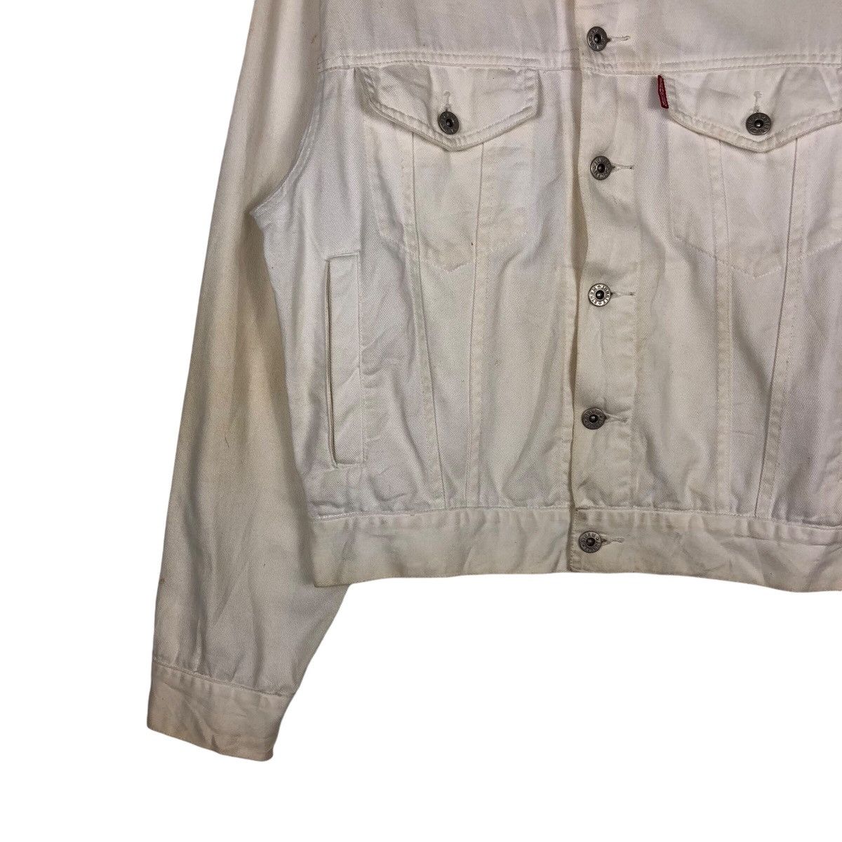 Japanese Brand 📌Vintage Denim Cropped Biker Jacket Jungle Storm Size US M / EU 48-50 / 2 - 5 Thumbnail