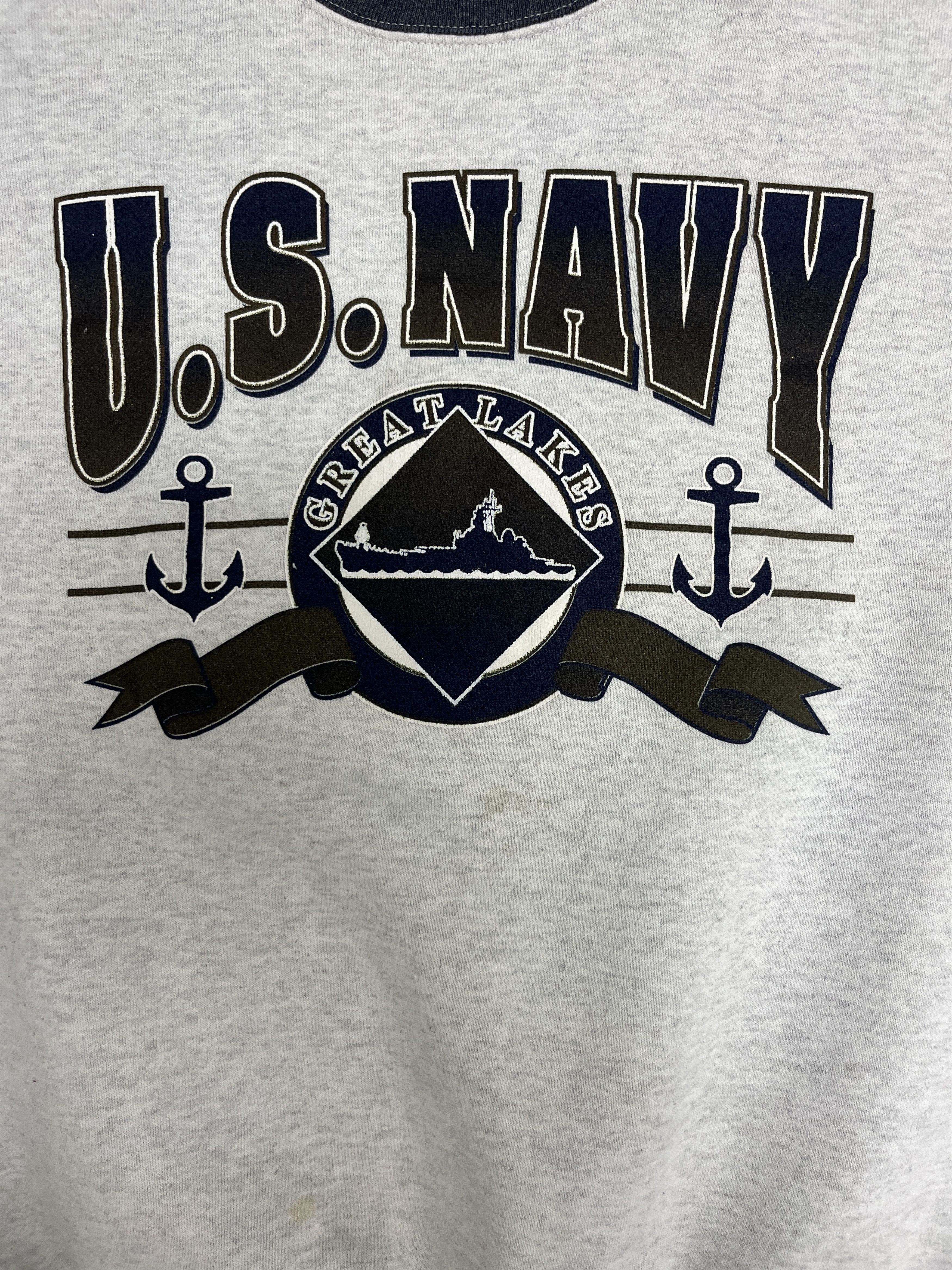 Vintage U.S. Navy Great Lakes Vintage Crewneck Sweater Size US L / EU 52-54 / 3 - 2 Thumbnail