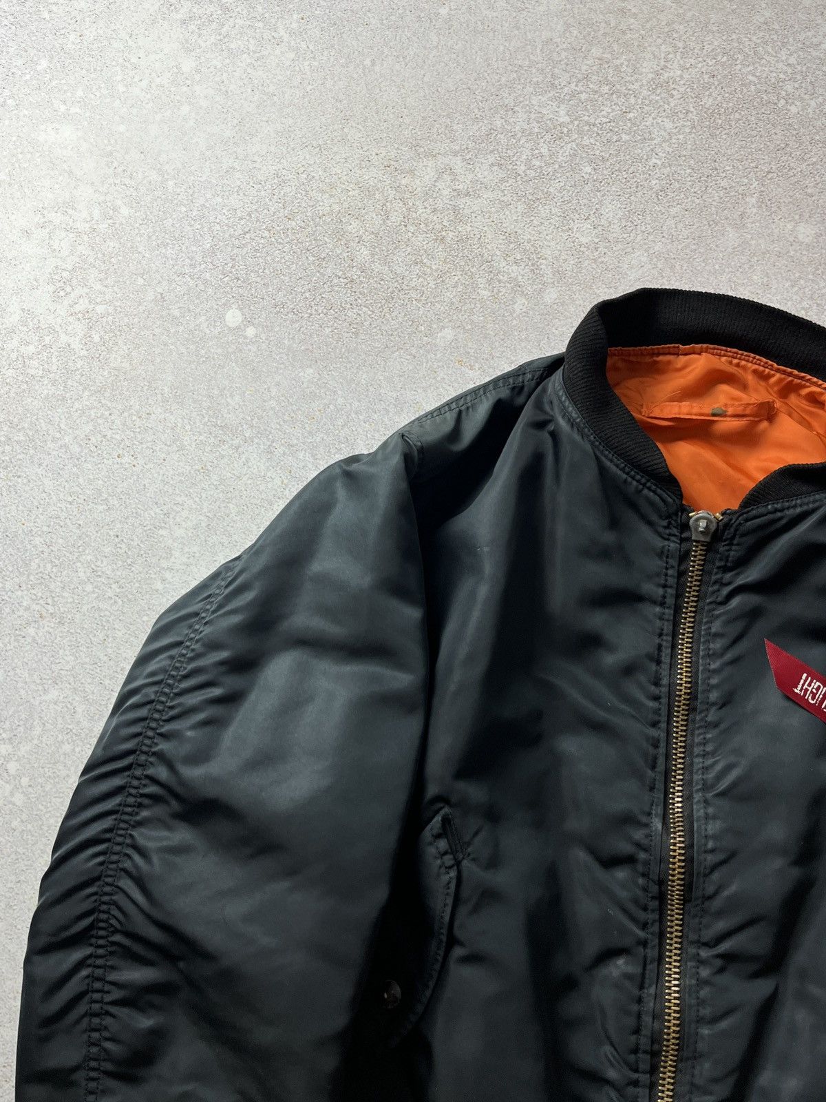 Alpha Industries Vintage Alpha Industries U.S Air Force Bomber Jacket MA-1 Size US L / EU 52-54 / 3 - 3 Thumbnail