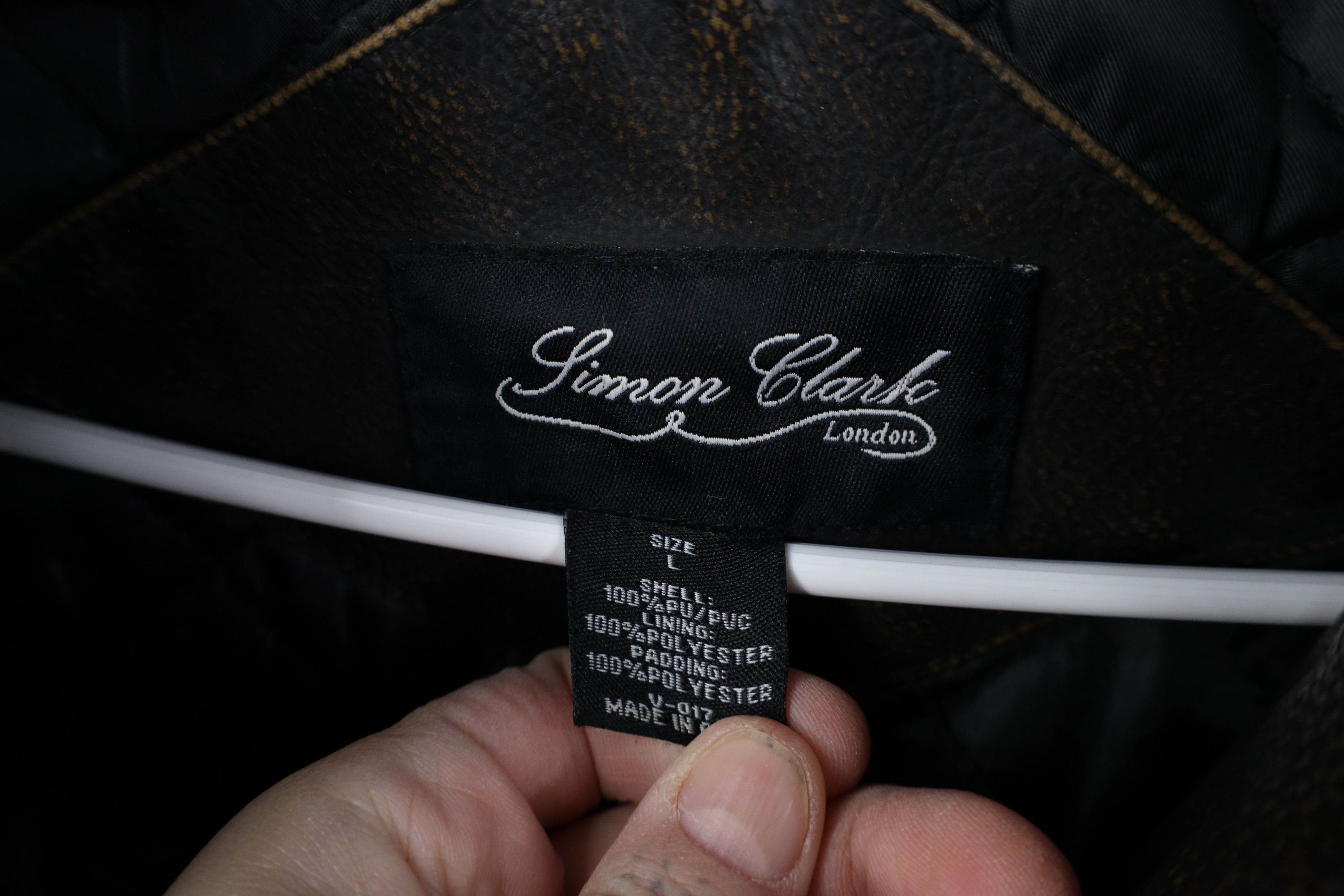 Vintage Vintage 90s Streetwear Quilted Faux Leather Jacket Brown Size US L / EU 52-54 / 3 - 9 Thumbnail