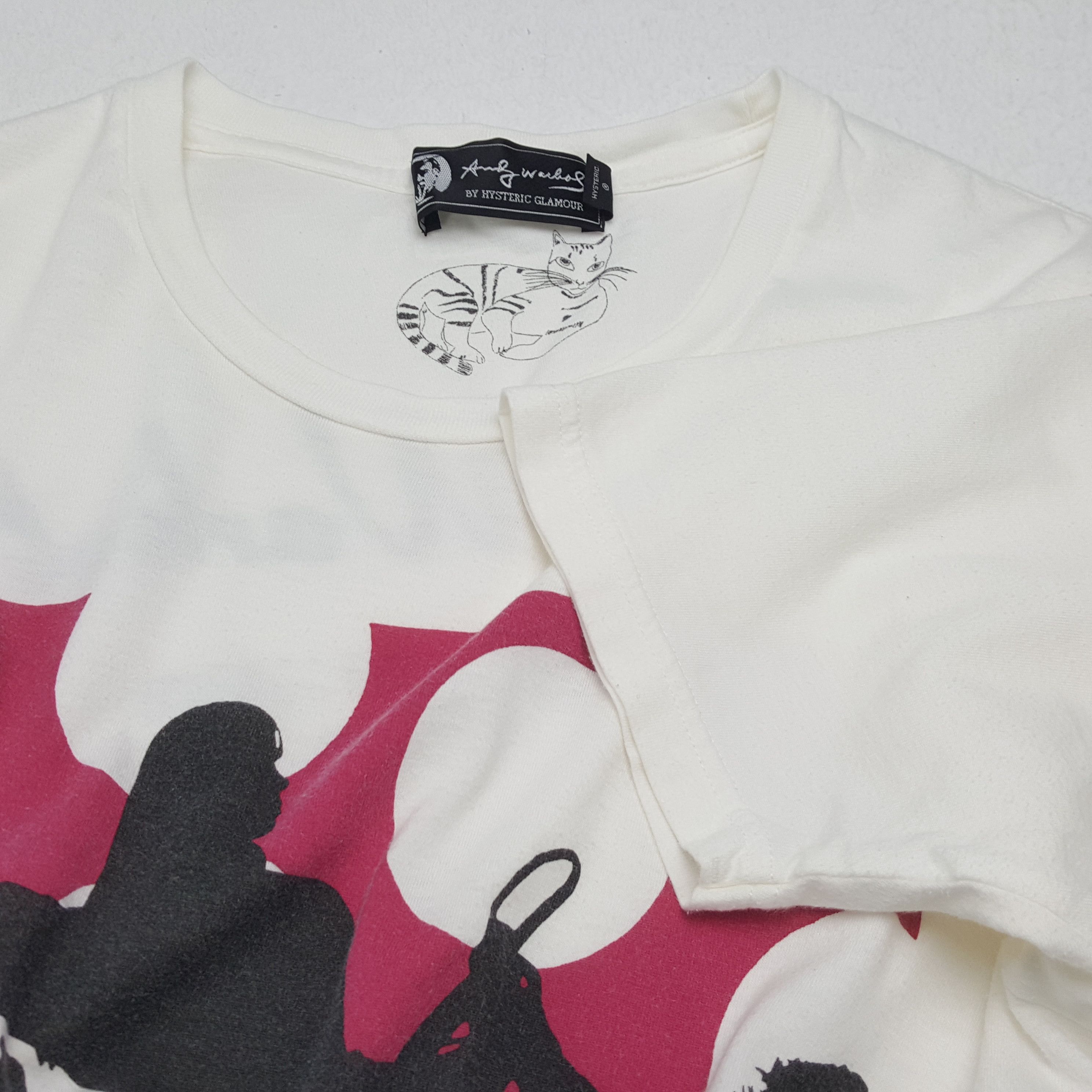 Andy Warhol × Hysteric Glamour × Vintage ANDY WARHOL by HYSTERIC GLAMOUR Japanese Streetwear Tshirt Size US S / EU 44-46 / 1 - 6 Thumbnail