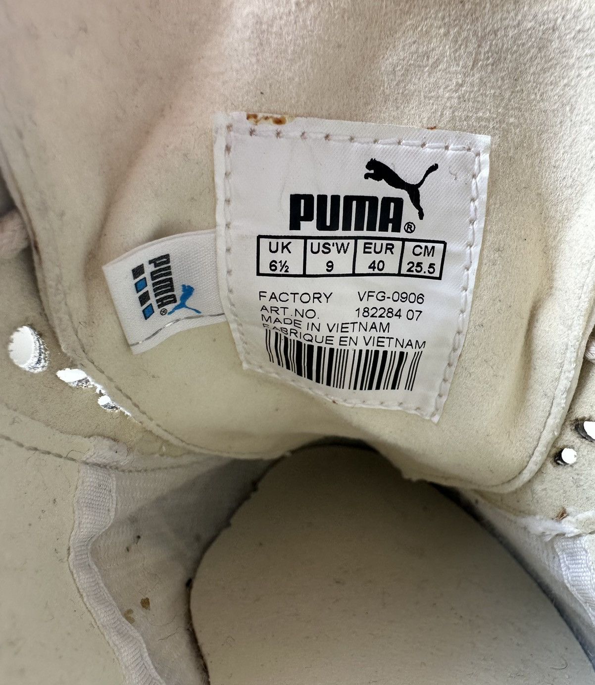 Puma Puma Sauvage vintage white leather sneakers Size US 9 / IT 39 - 8 Thumbnail