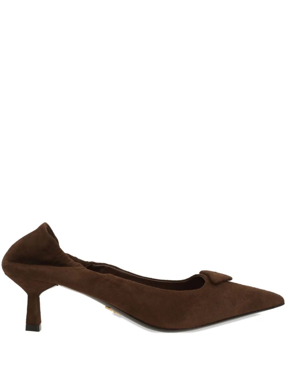 Suede Pumps With Elastic On The Heel, Women's (Size 11)