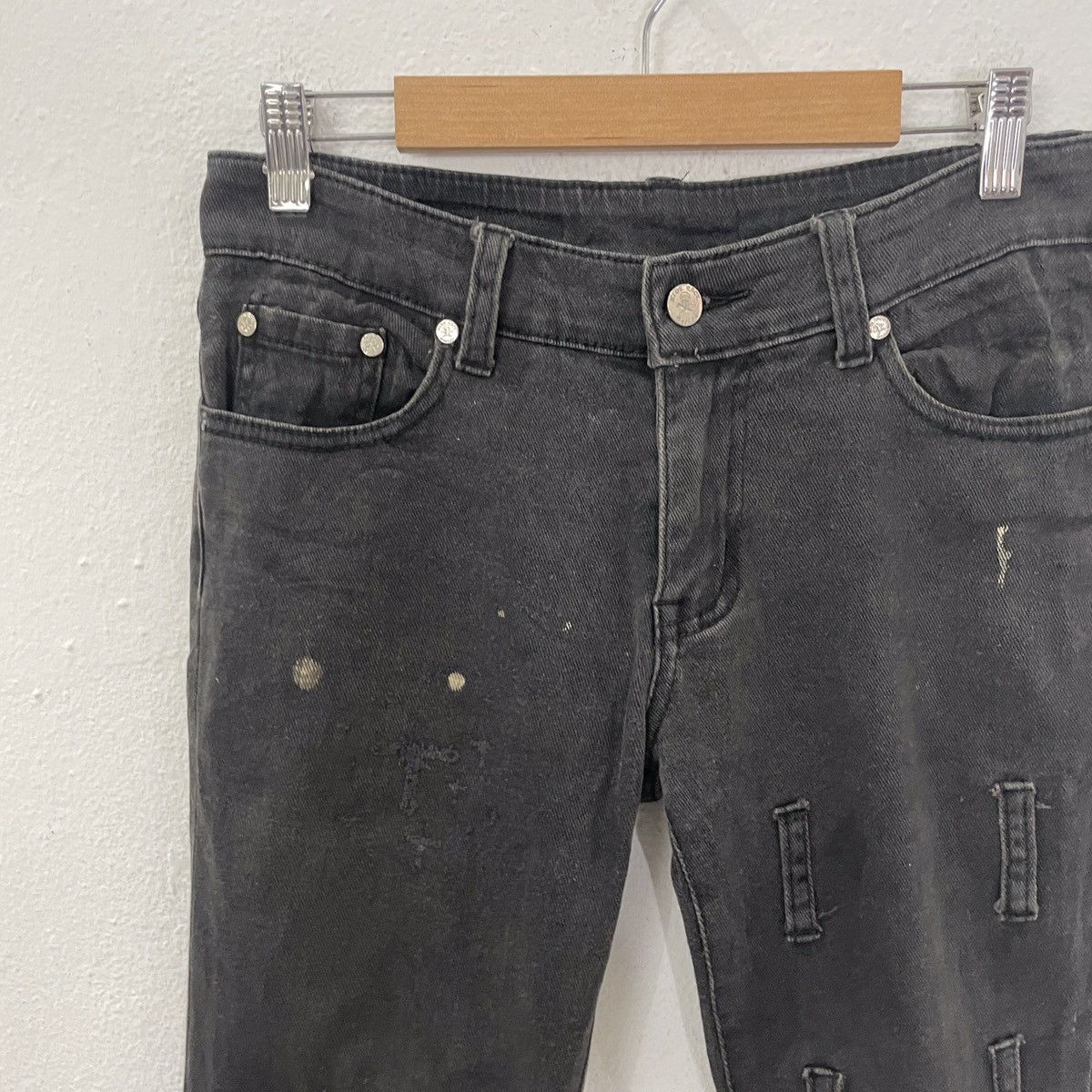 Seditionaries Vintage Hide Rock Design Punk Style Denim Size 30" / US 8 / IT 44 - 3 Thumbnail