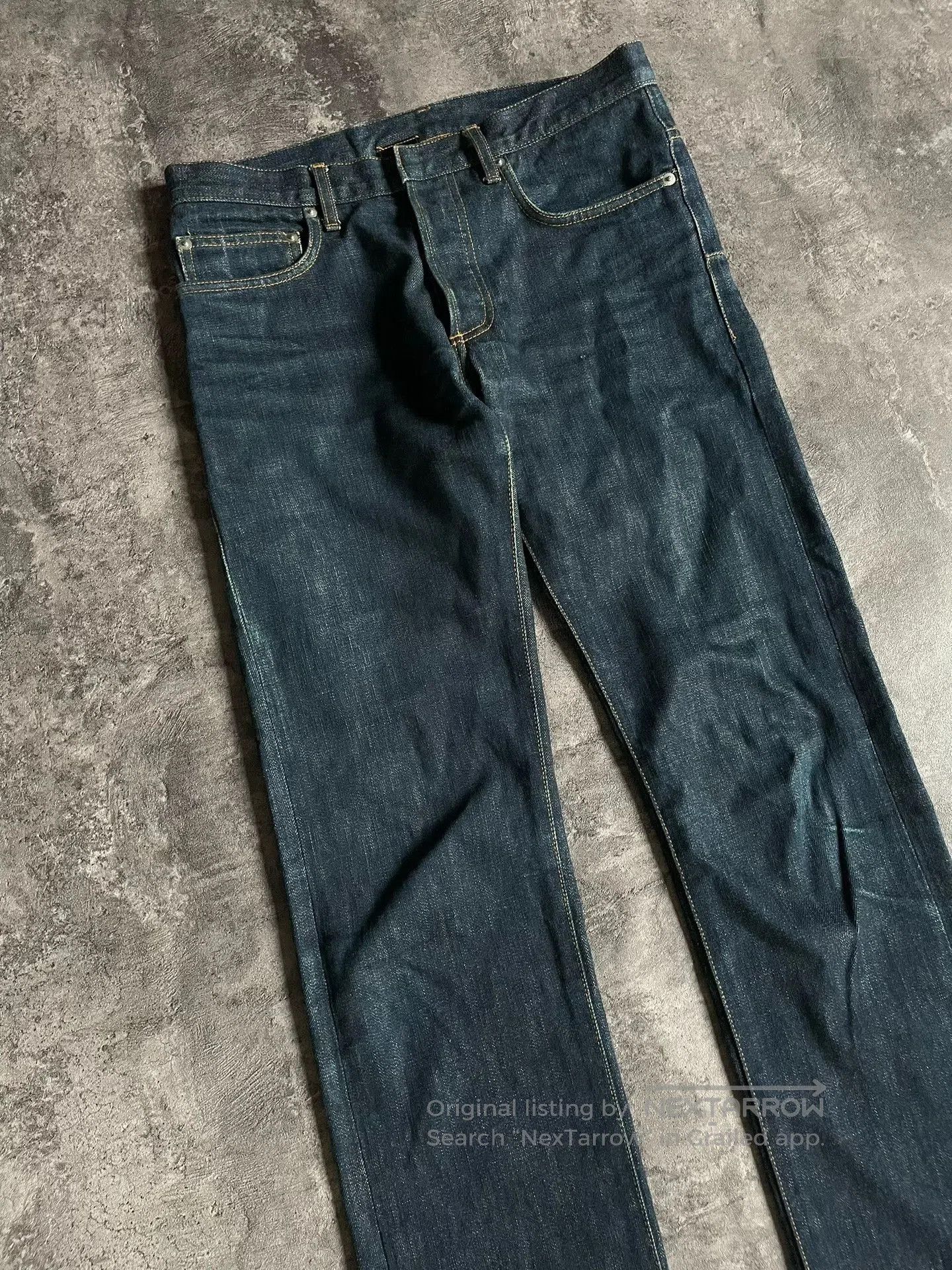 Dior Dior Homme Dark Blue Denim Jeans. Size US 29 - 3 Thumbnail